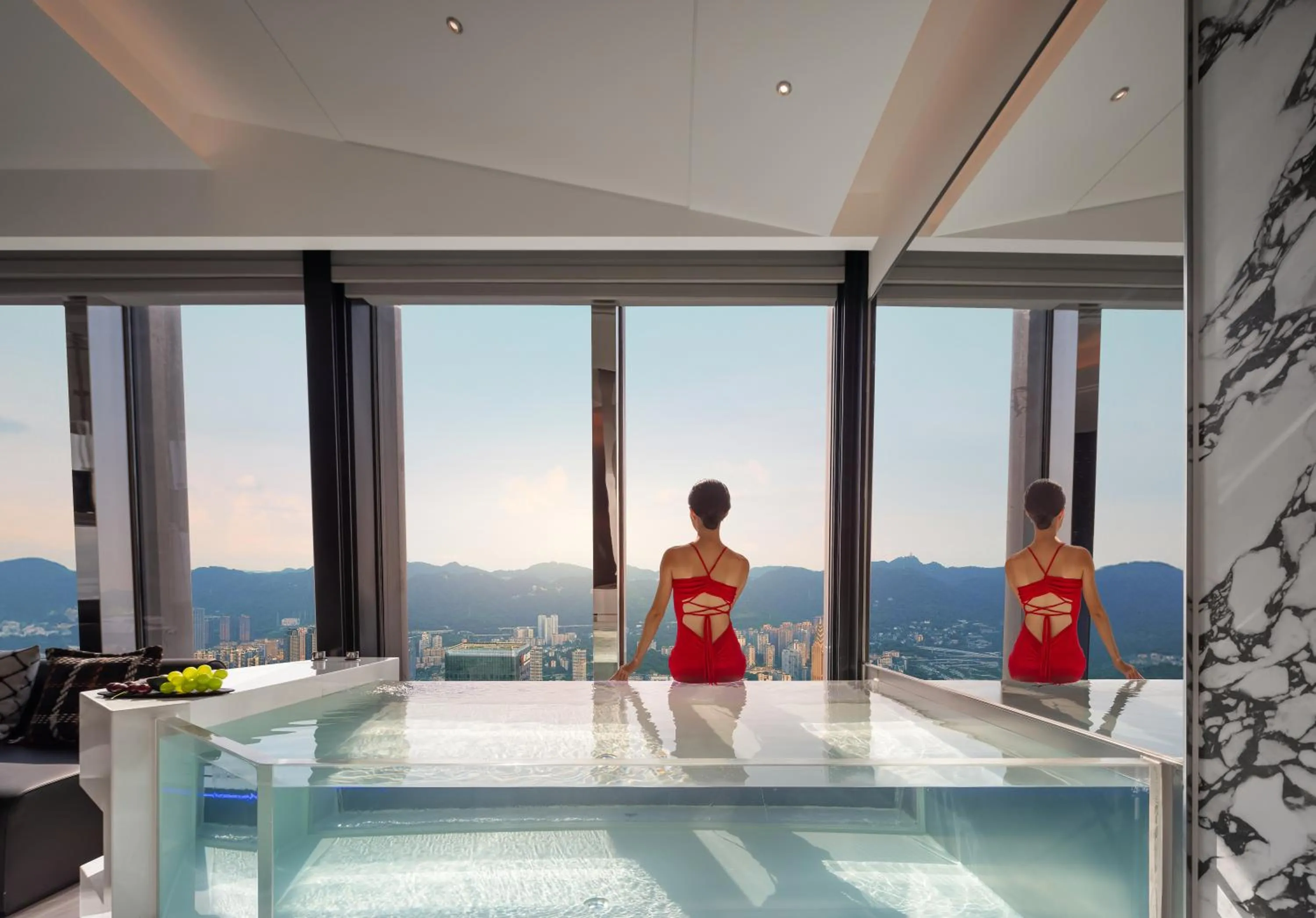 Bath in ISEYA Panoramic Hotel Chongqing Jiefangbei Flagship