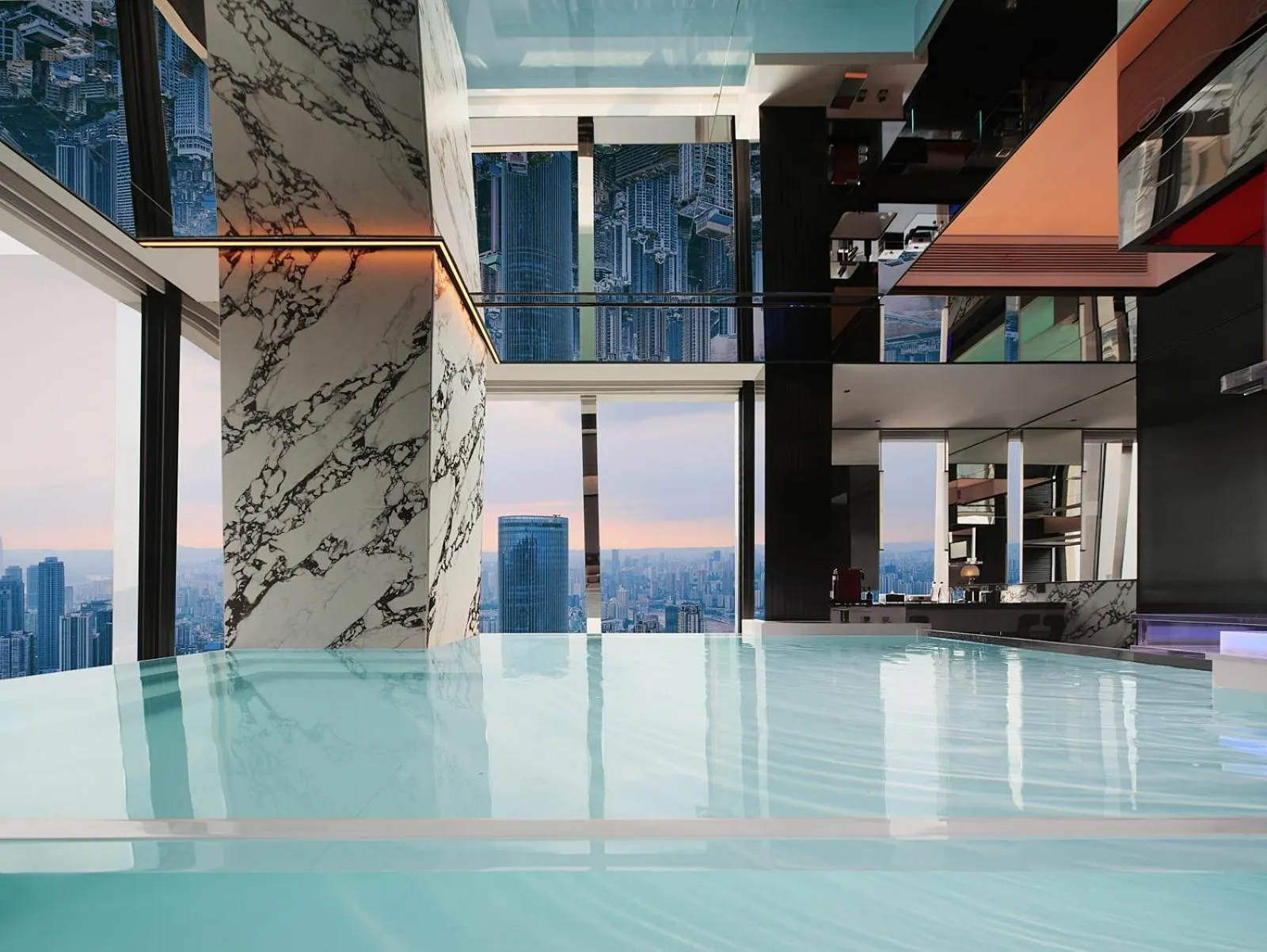 Bath in ISEYA Panoramic Hotel Chongqing Jiefangbei Flagship