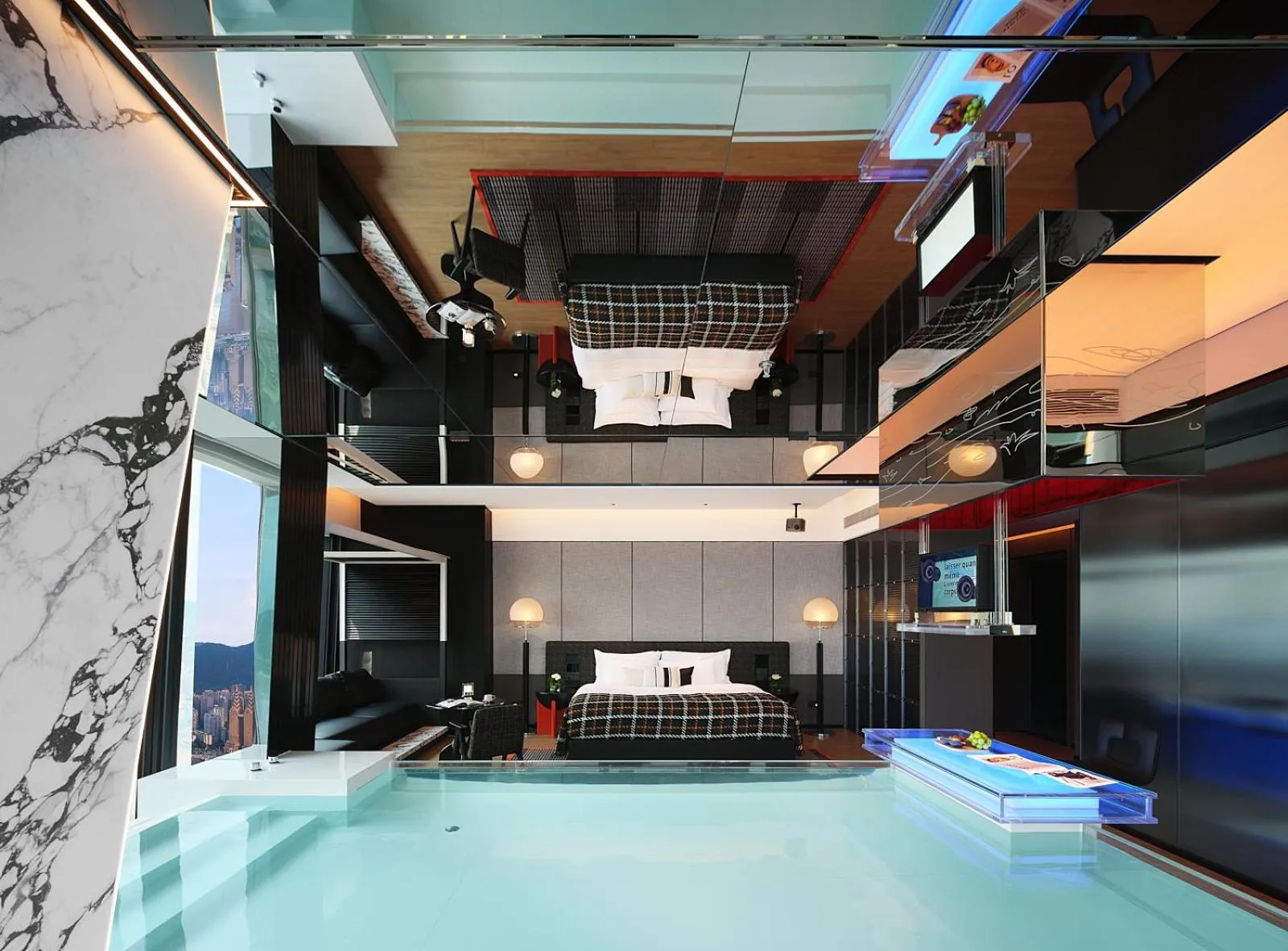 Photo of the whole room in ISEYA Panoramic Hotel Chongqing Jiefangbei Flagship