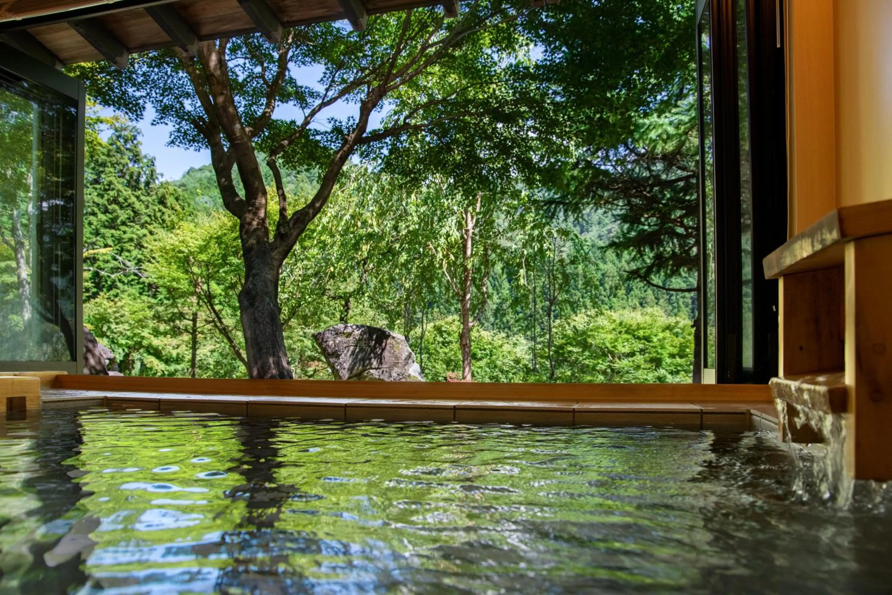 Hot Spring Bath in Kinshuusanso