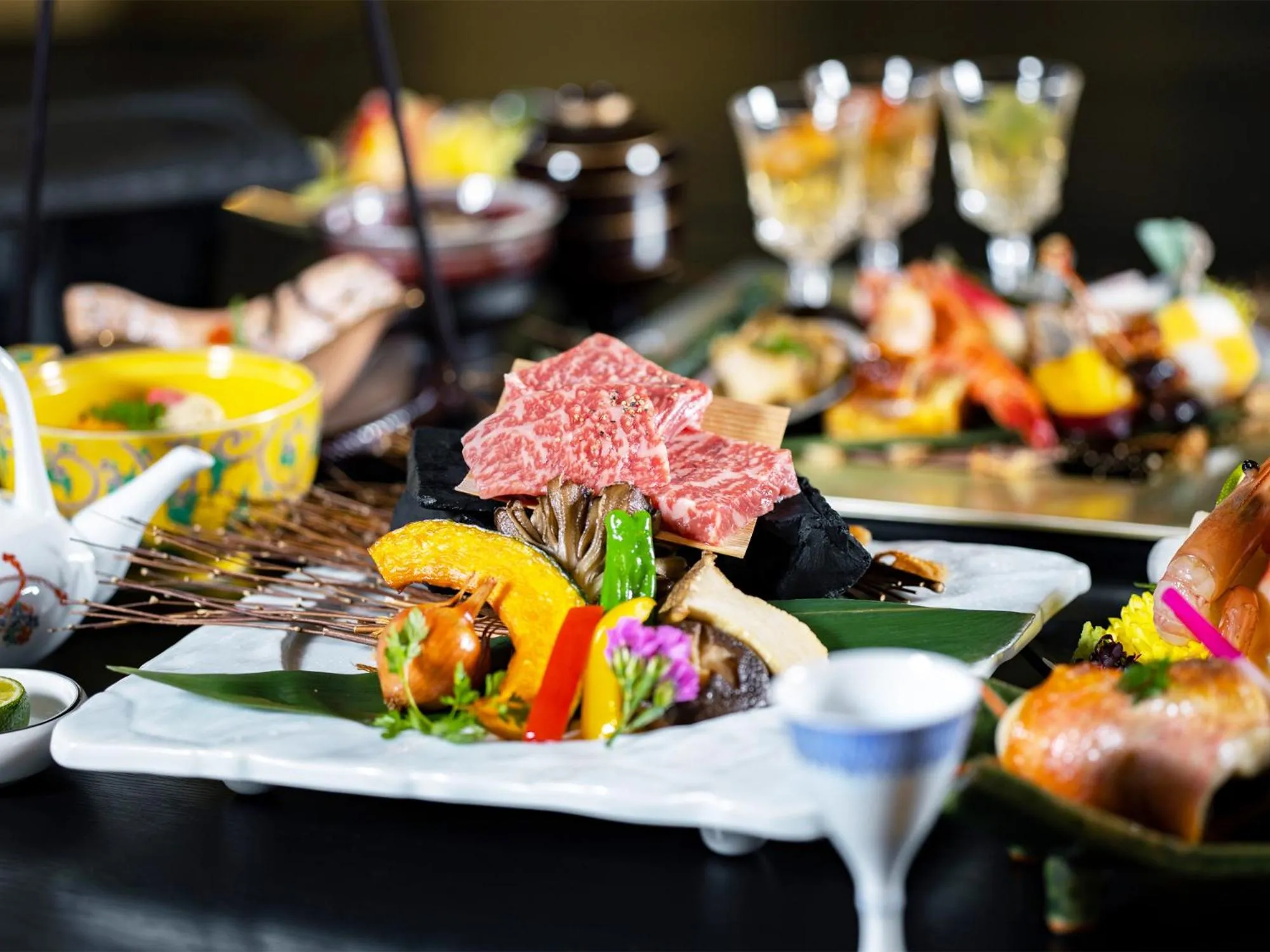 Food and drinks in Kinshuusanso