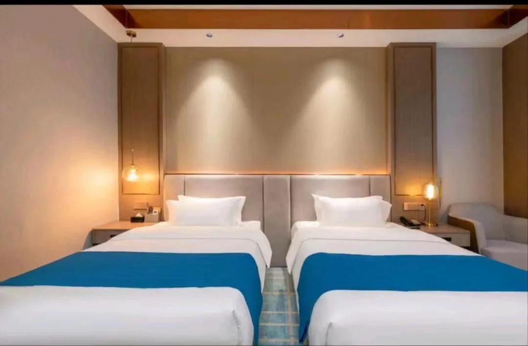 Bed in Poltton International Apartment Hotel - Yangjiang Donghui Plaza