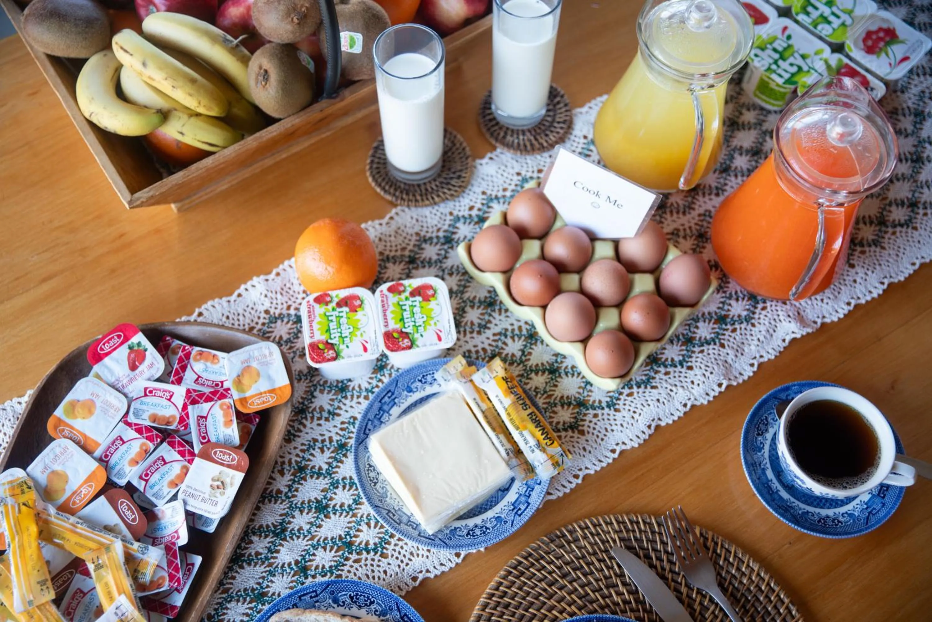 Food and drinks in Fox Glacier Lodge