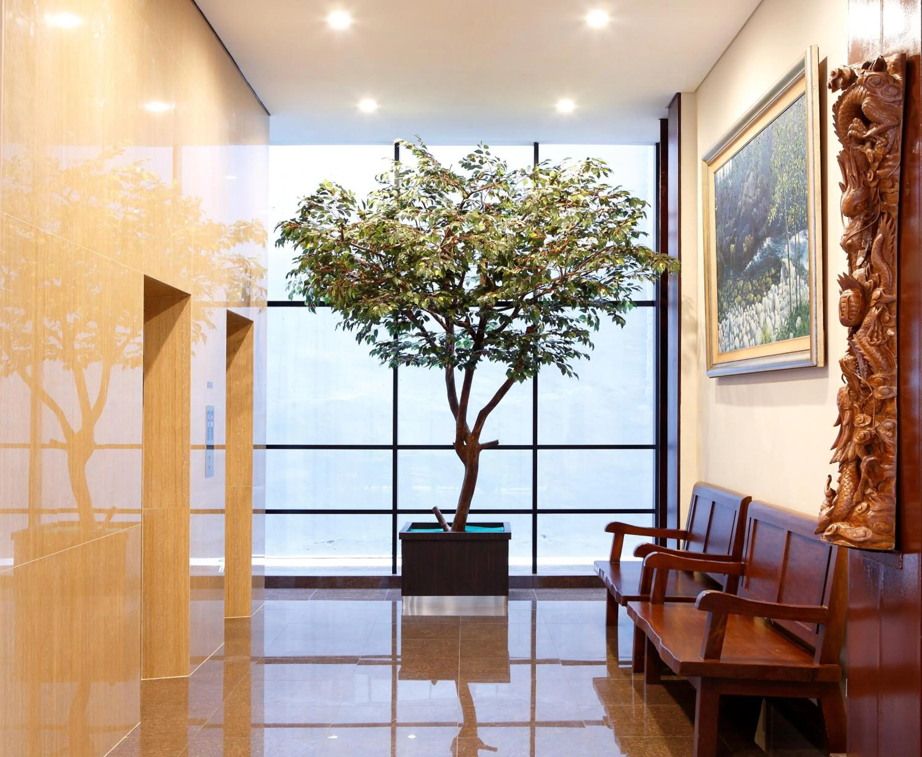 Decorative detail in Amaris Hotel Pasar Baru