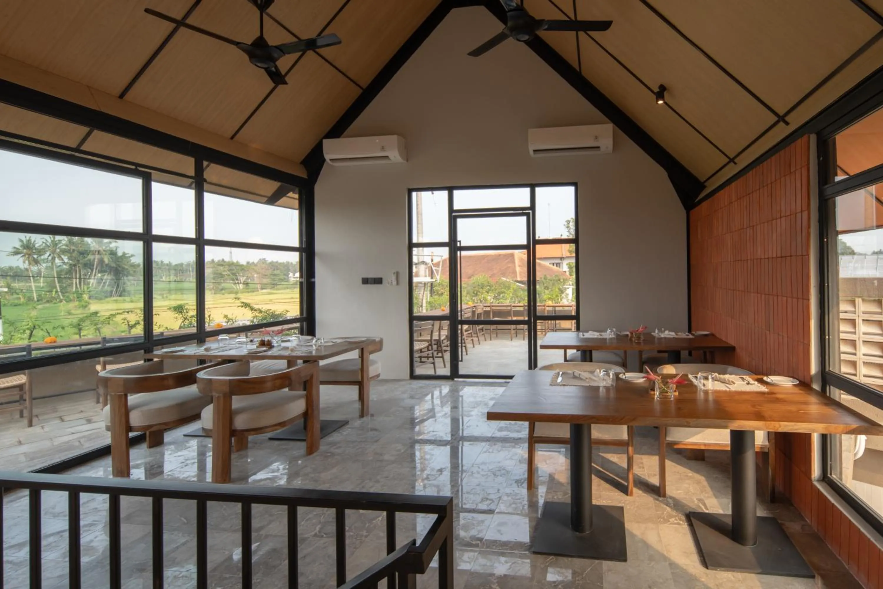 Restaurant/places to eat in Ubud Mas Glamping Luxury Tent