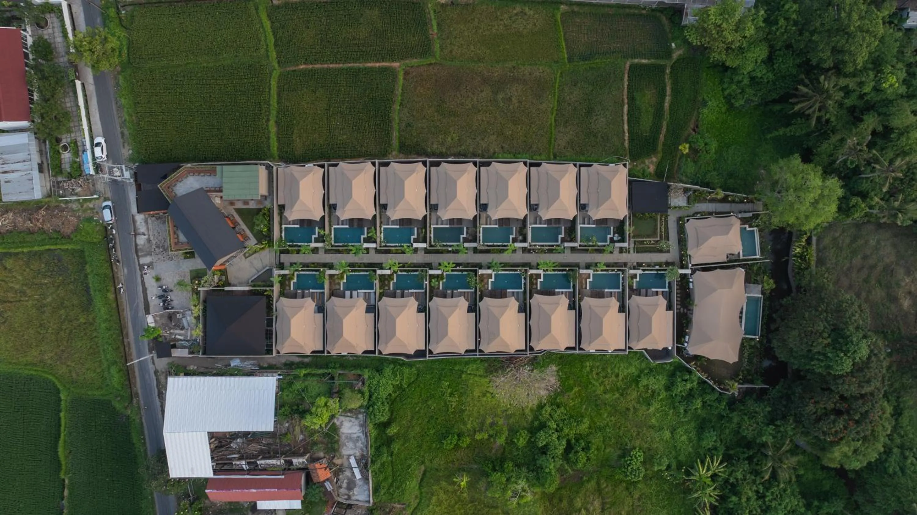 Property building in Ubud Mas Glamping Luxury Tent