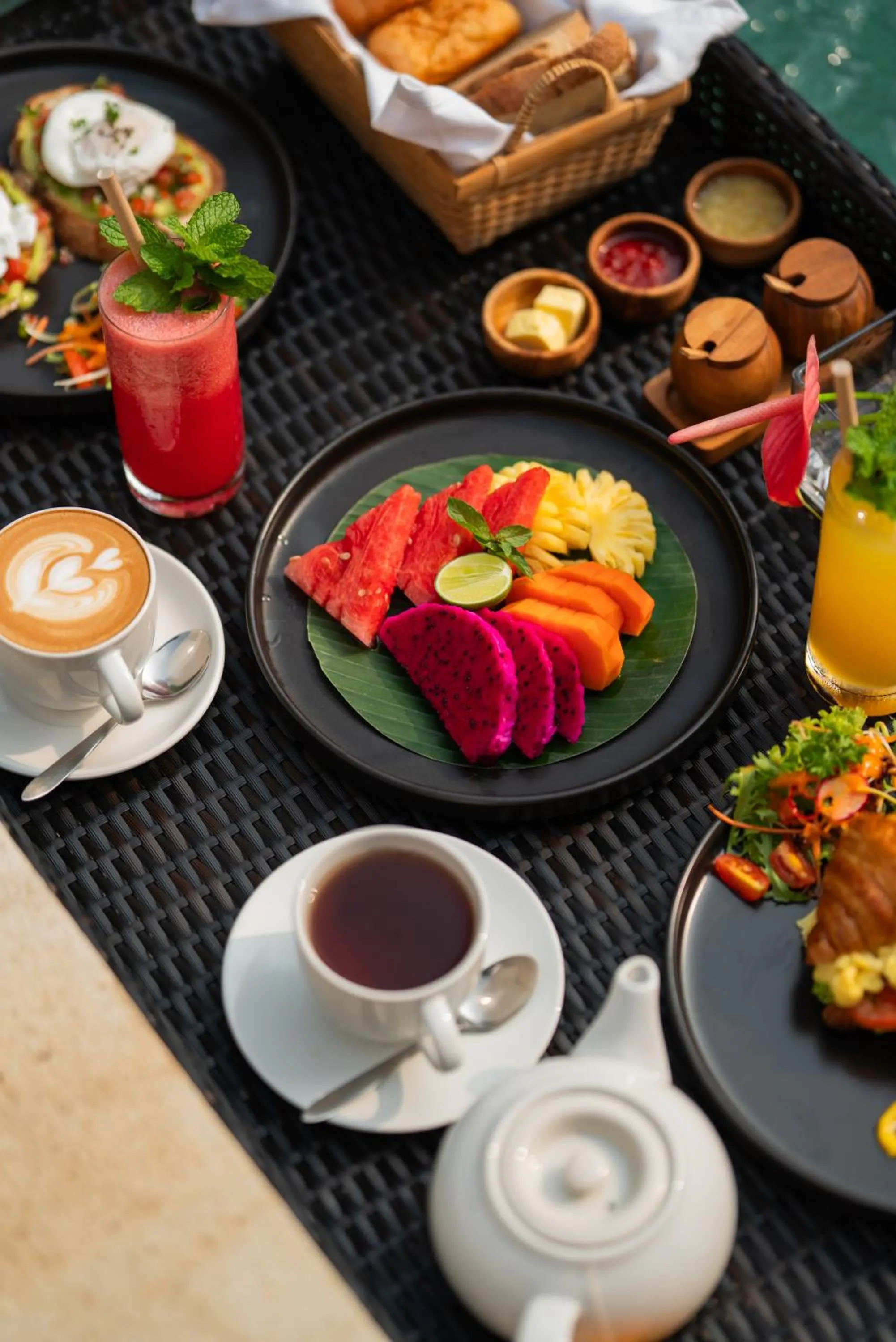 Restaurant/places to eat in Ubud Mas Glamping Luxury Tent