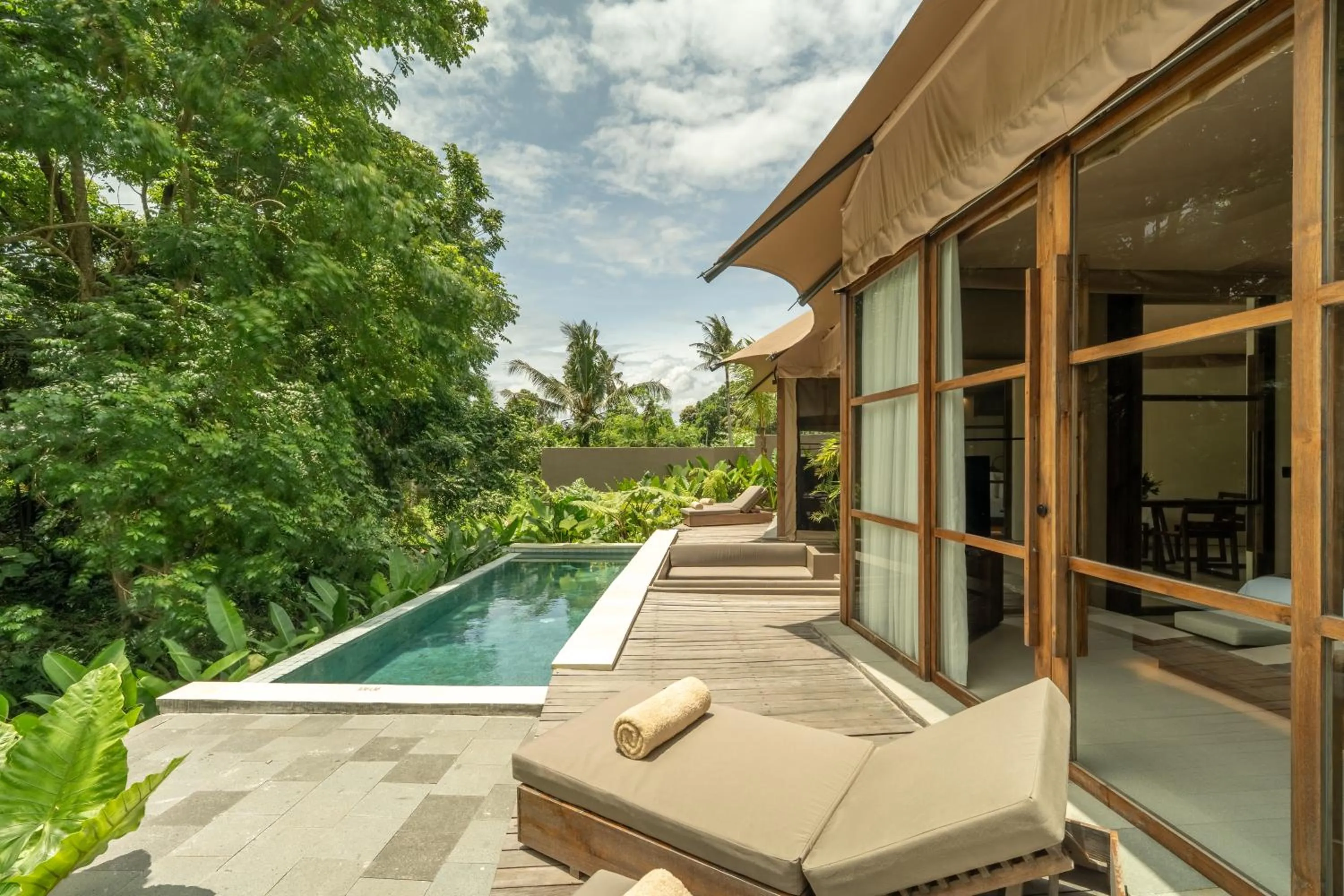 Balcony/Terrace in Ubud Mas Glamping Luxury Tent