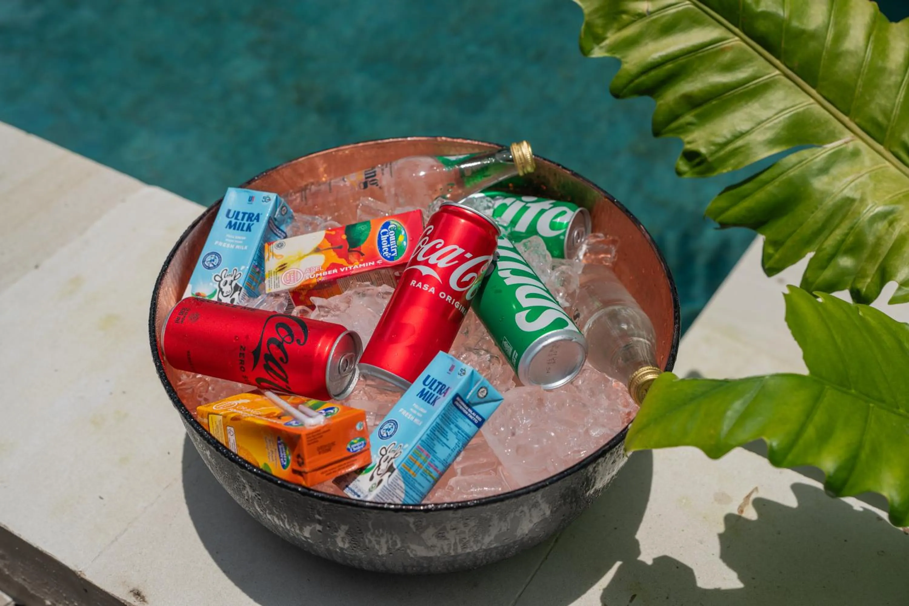 minibar in Ubud Mas Glamping Luxury Tent