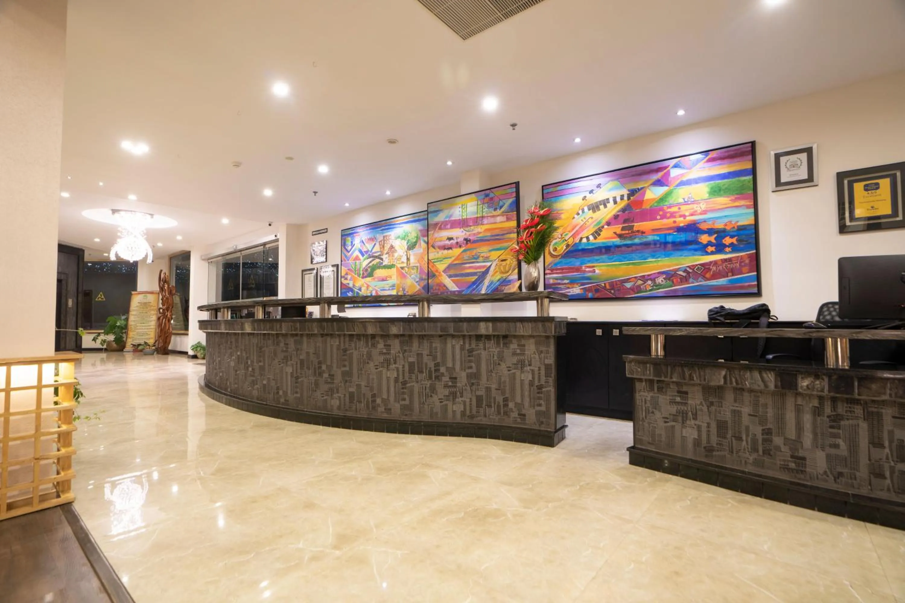 Lobby or reception in The Panoramic Getaway