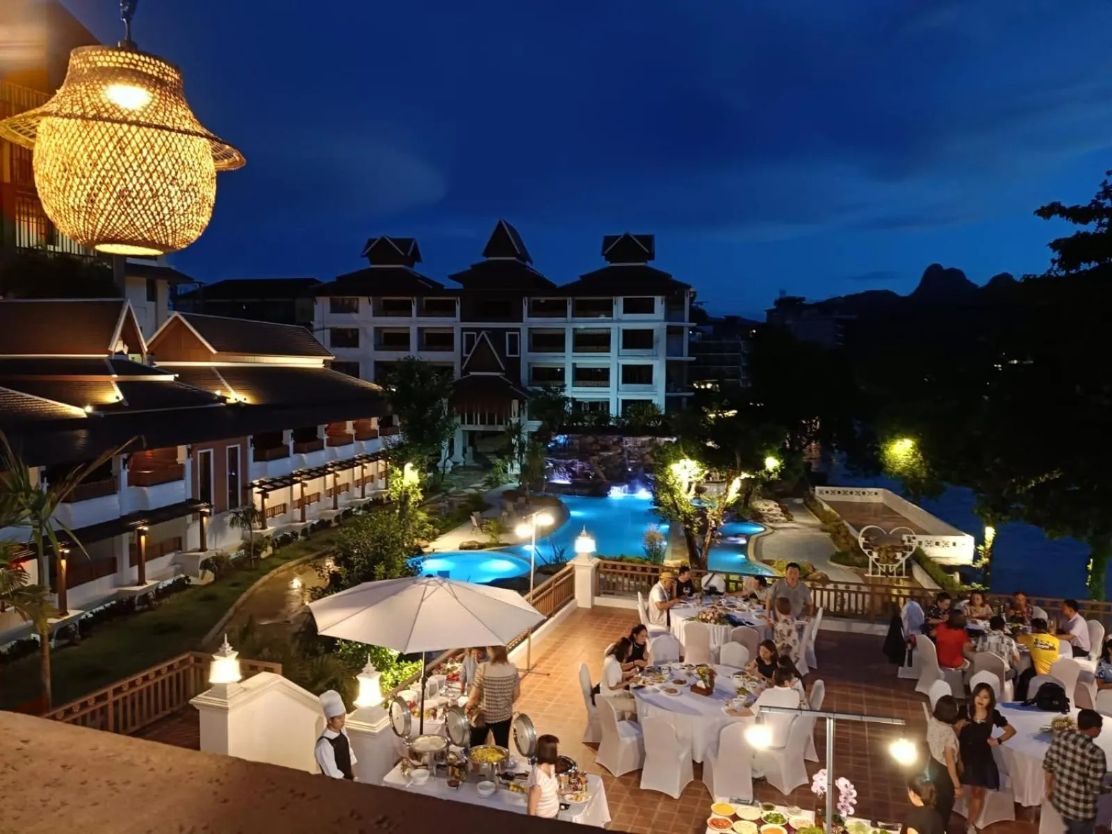 Property building in Phubarn VimarnVangvieng Resort