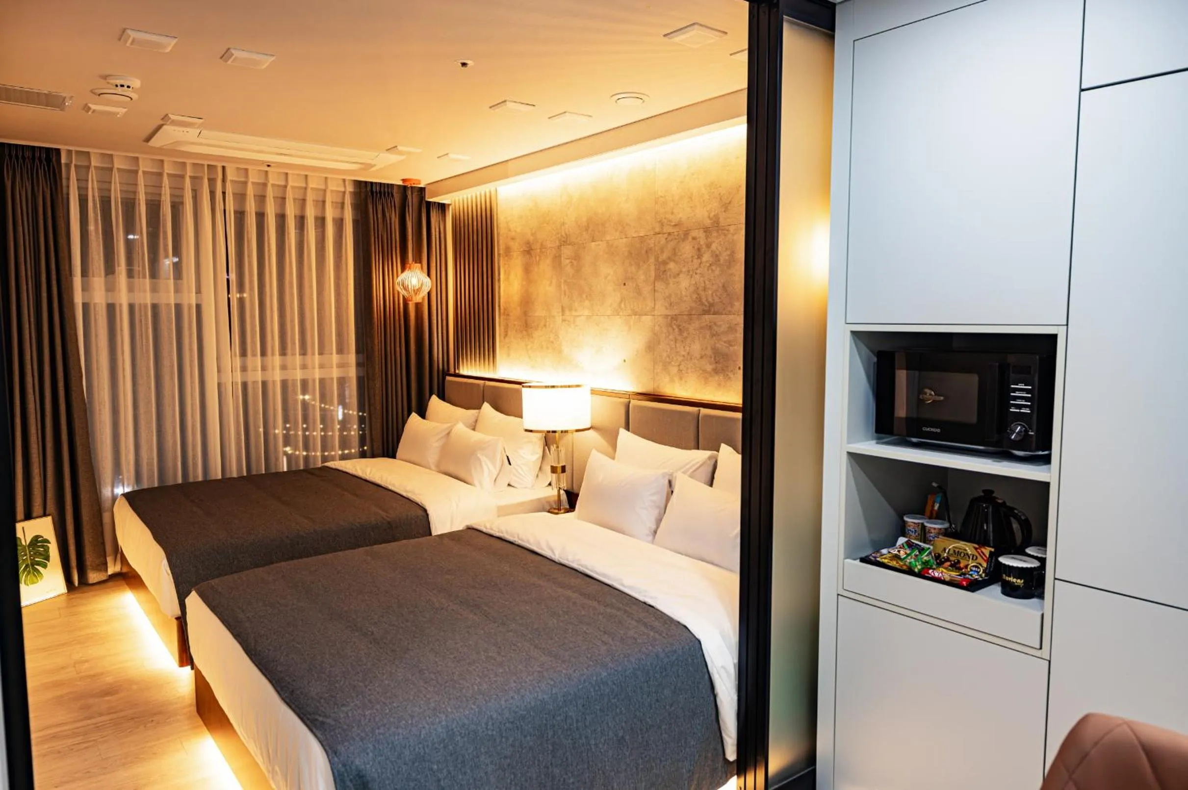 Bed in Raviens Haeundae Avenue