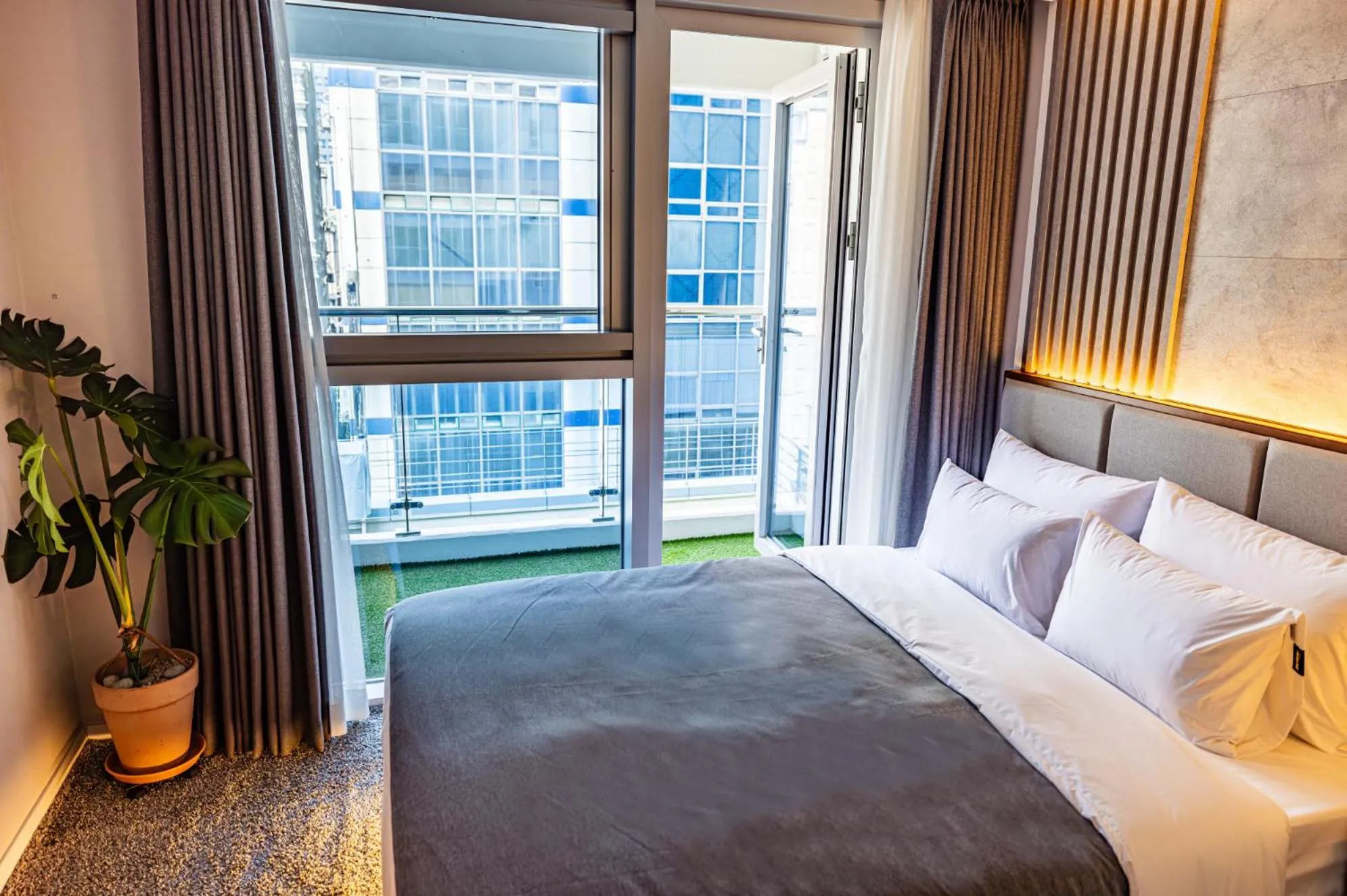 Bed in Raviens Haeundae Avenue