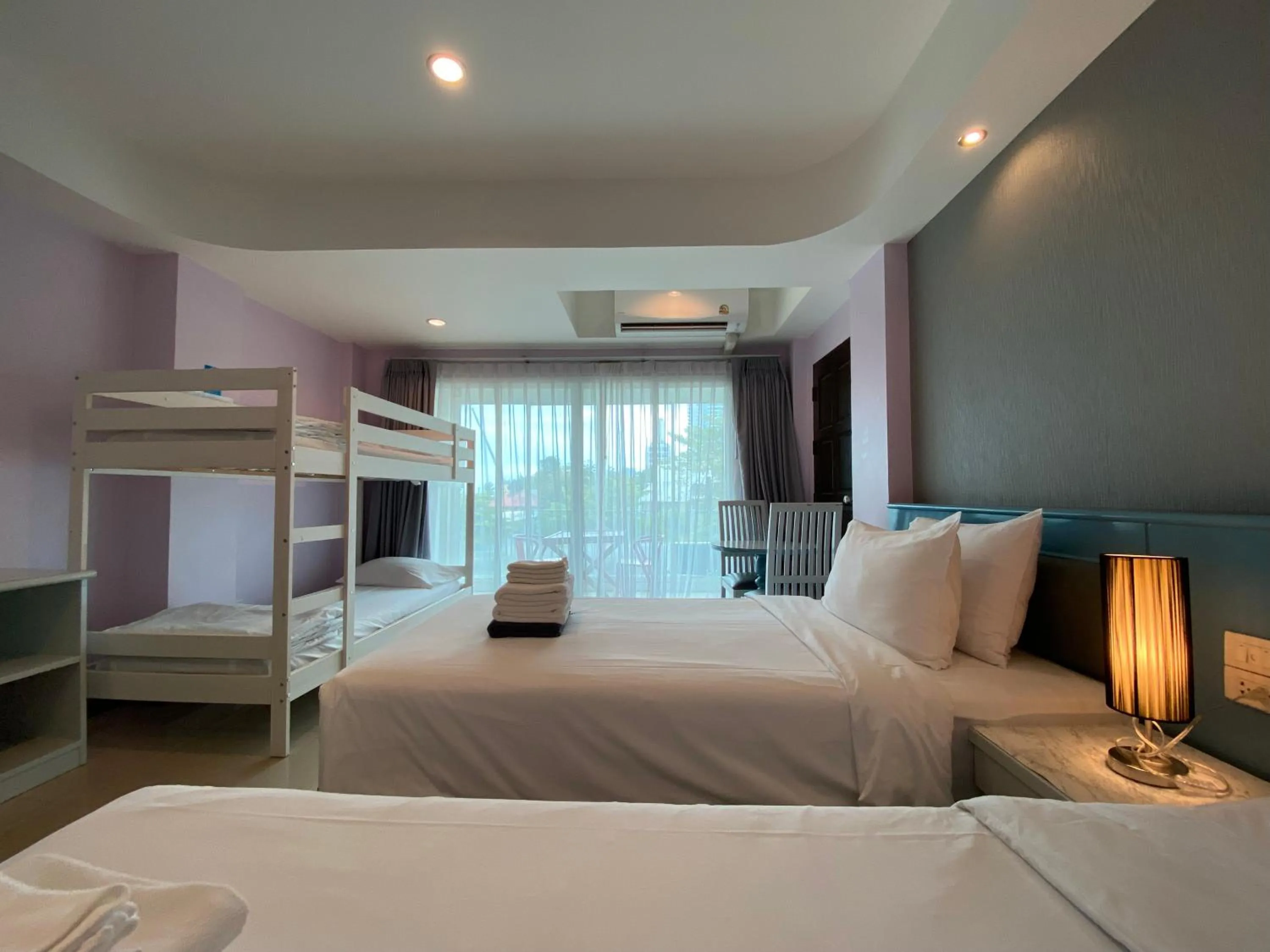 Bedroom, Bed in KP Seaview Jomtien