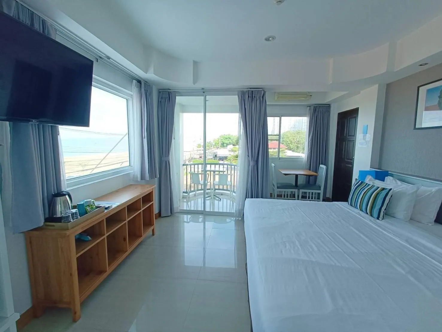 Bedroom, Bed in KP Seaview Jomtien