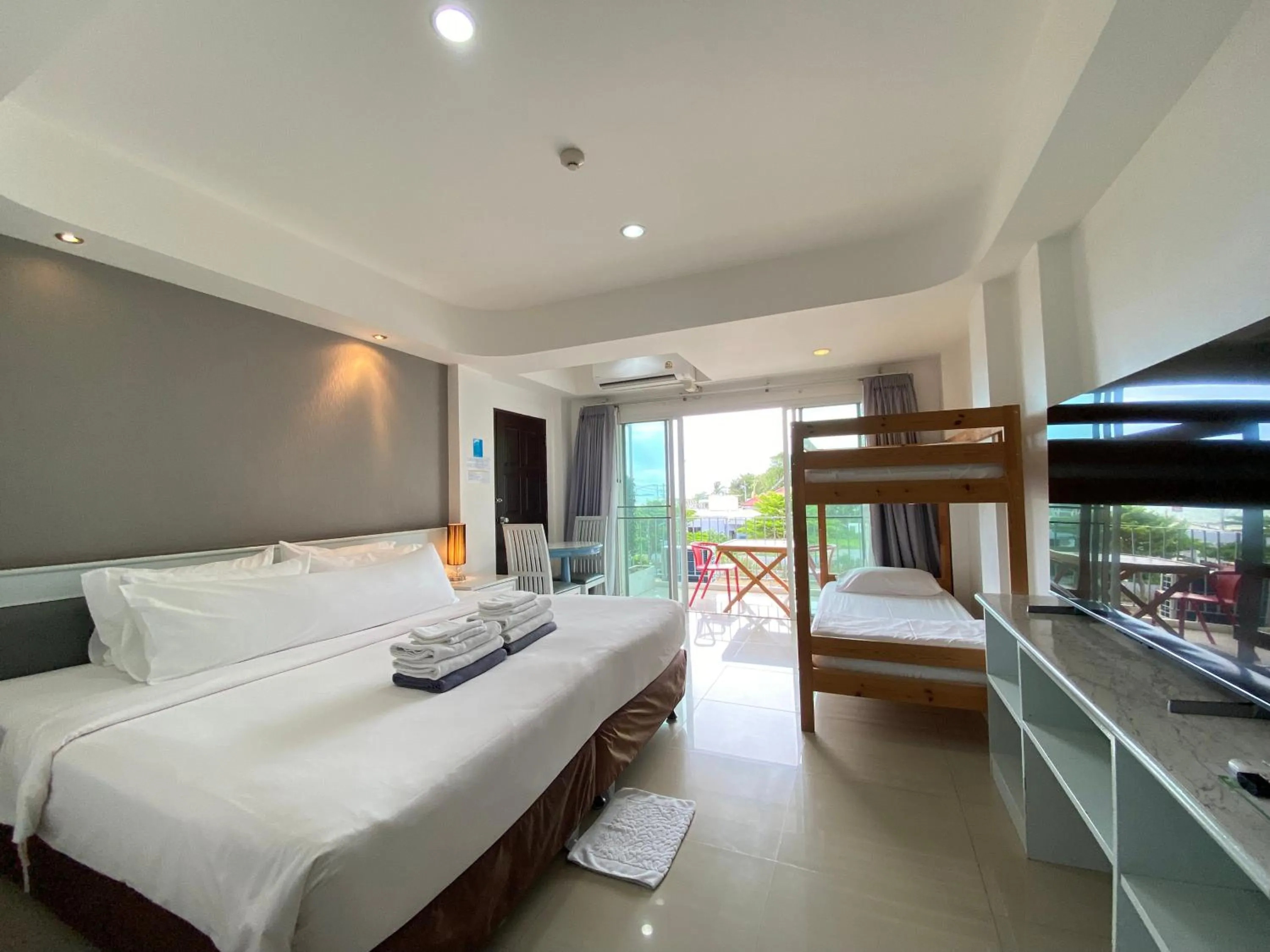 Bedroom, Bed in KP Seaview Jomtien