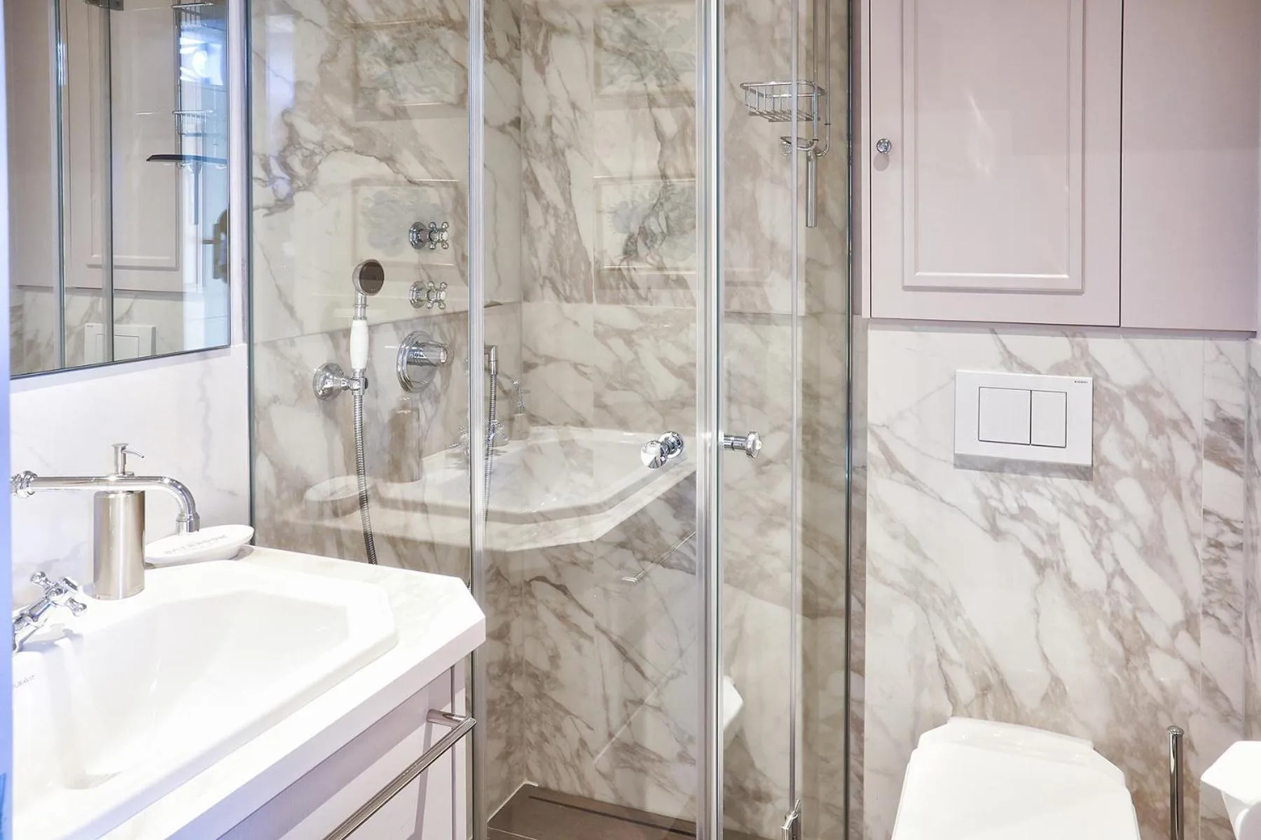 Bathroom in Ferienhaus Weetstich