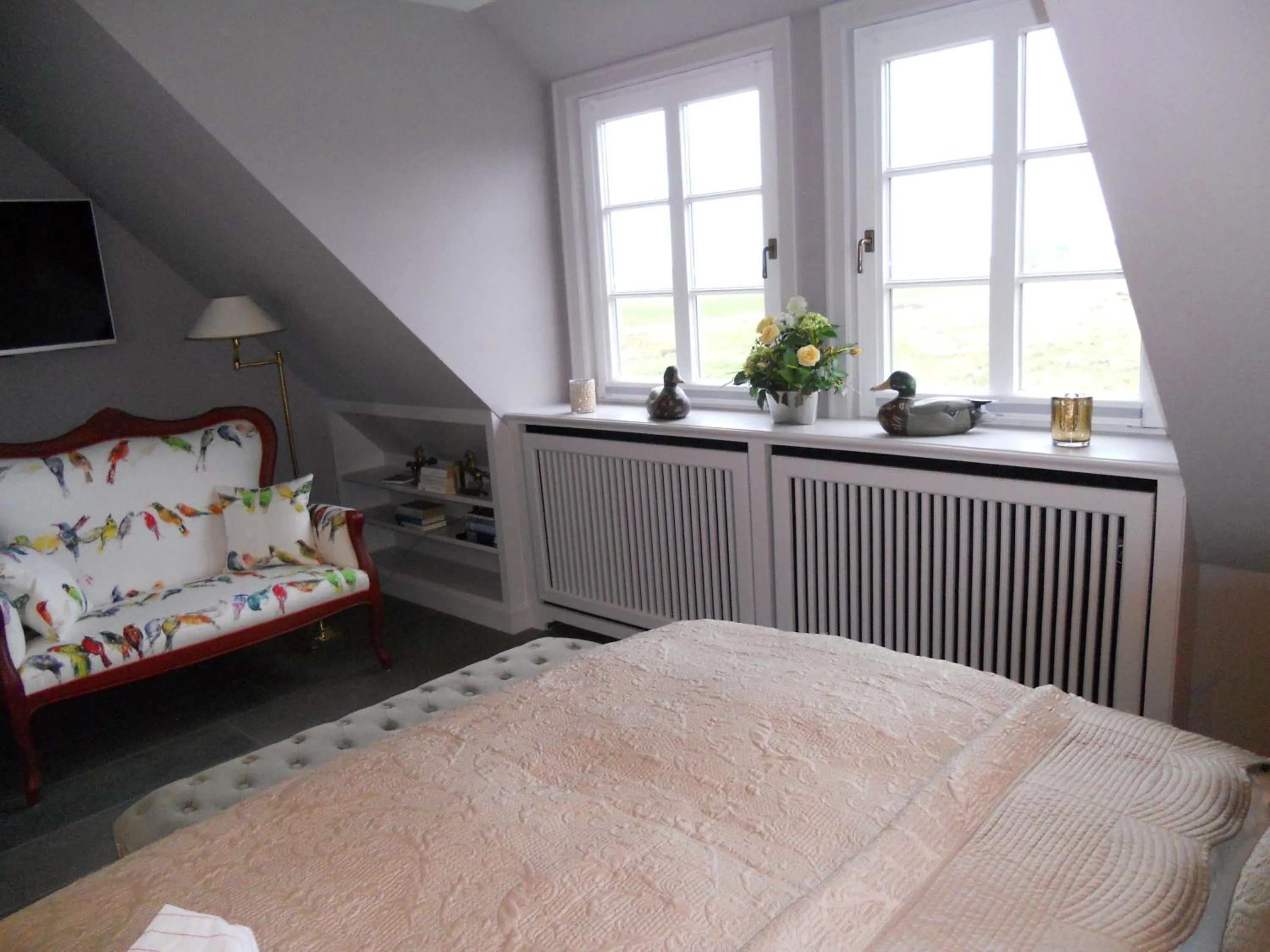 Bedroom, Bed in Ferienhaus Weetstich