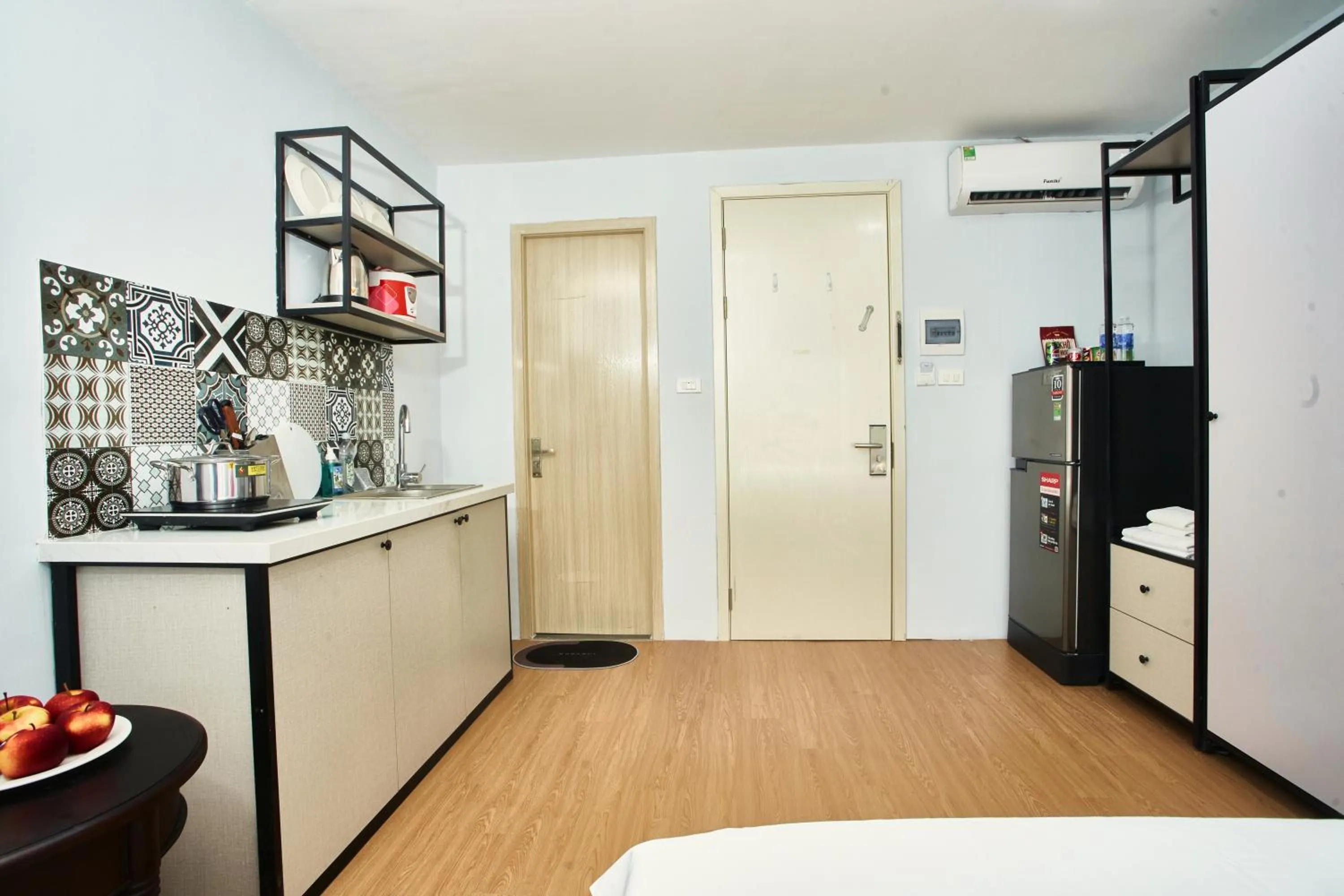 Bed in Eco Nest Hotel & Apartment