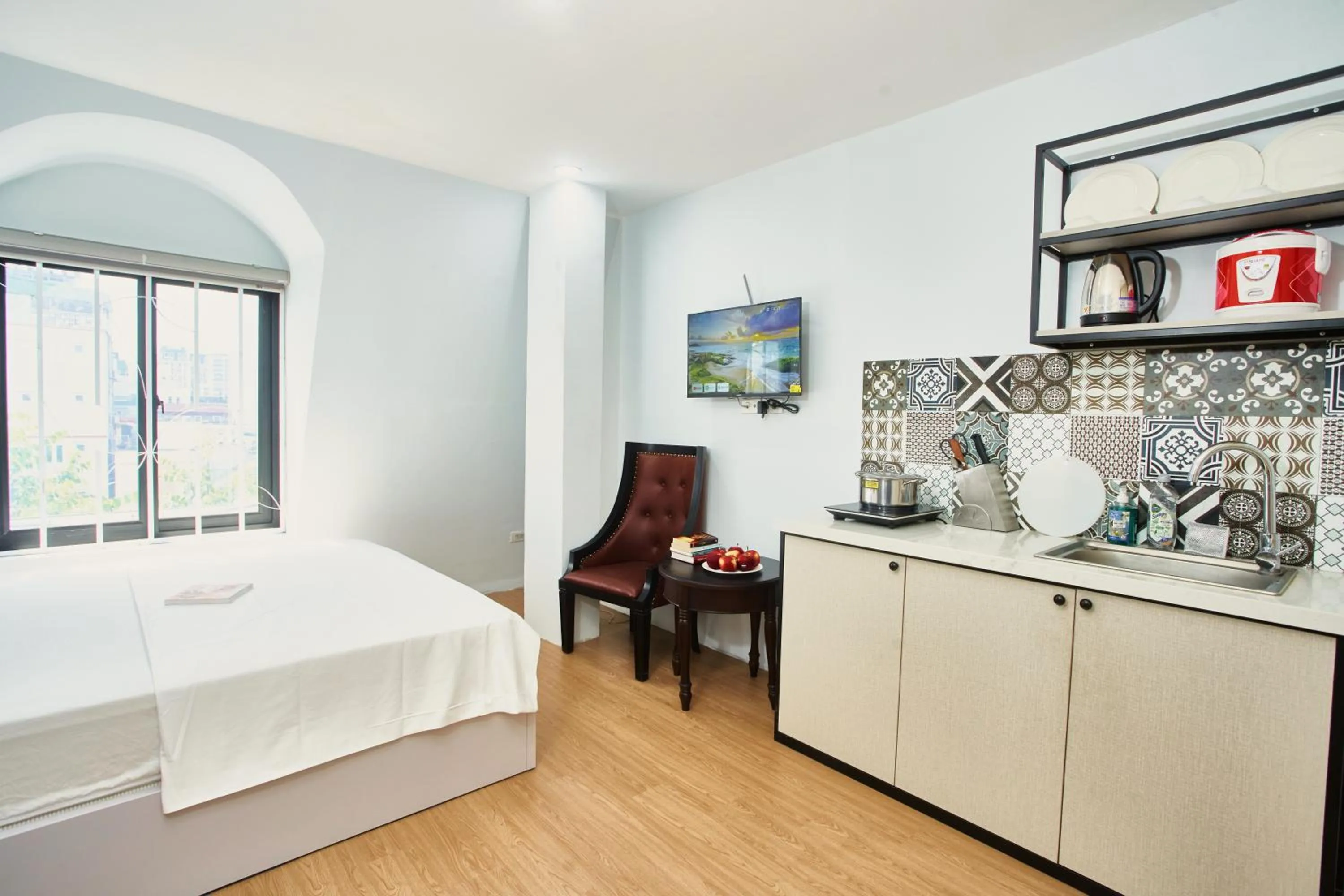 Bed in Eco Nest Hotel & Apartment