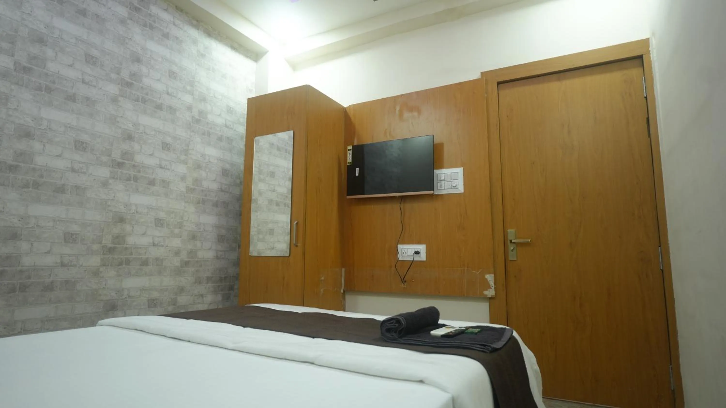 Bed in Hotel Mahakal Avantika Palace