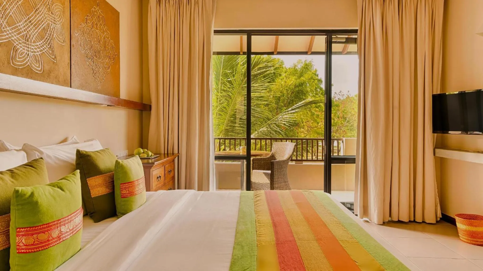 Bedroom, Bed in Sunrise Pasikuda