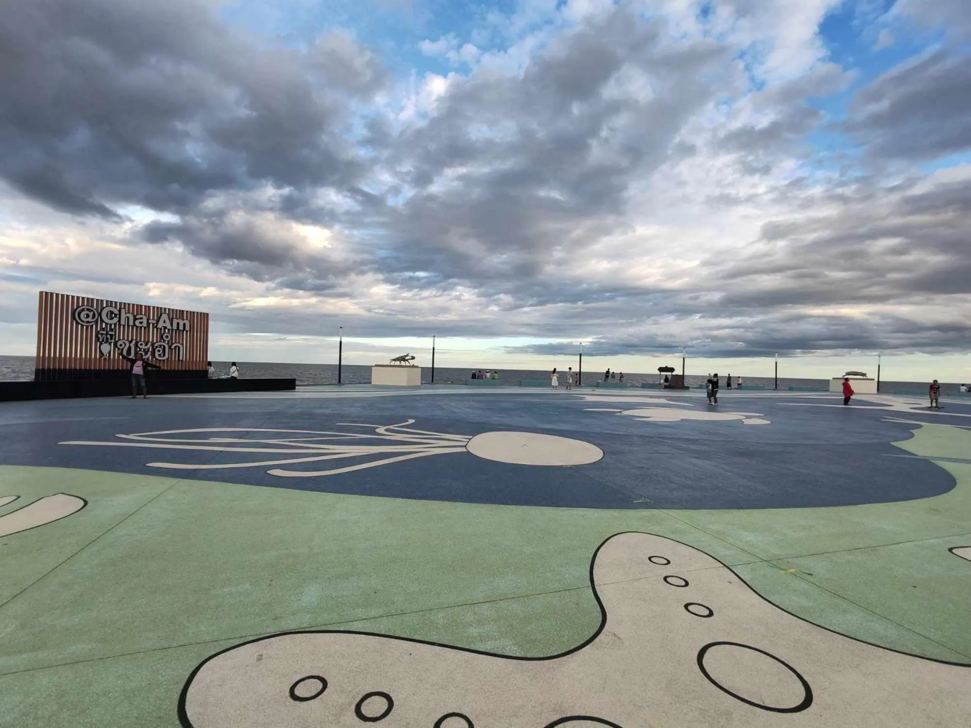 Natural landscape in Lumpini Seaview Cha-am Sabai Sabai