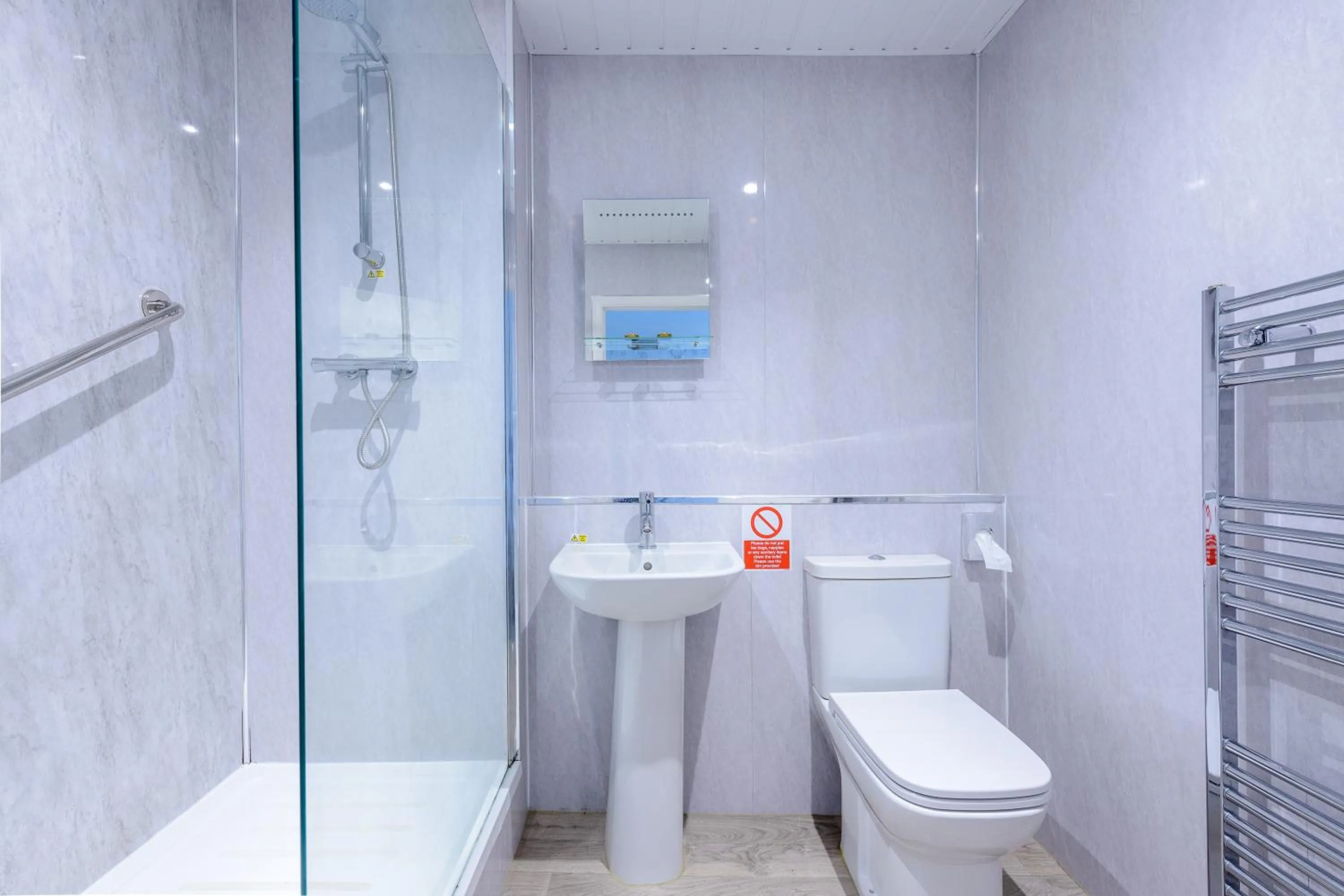 Shower in County Hotel