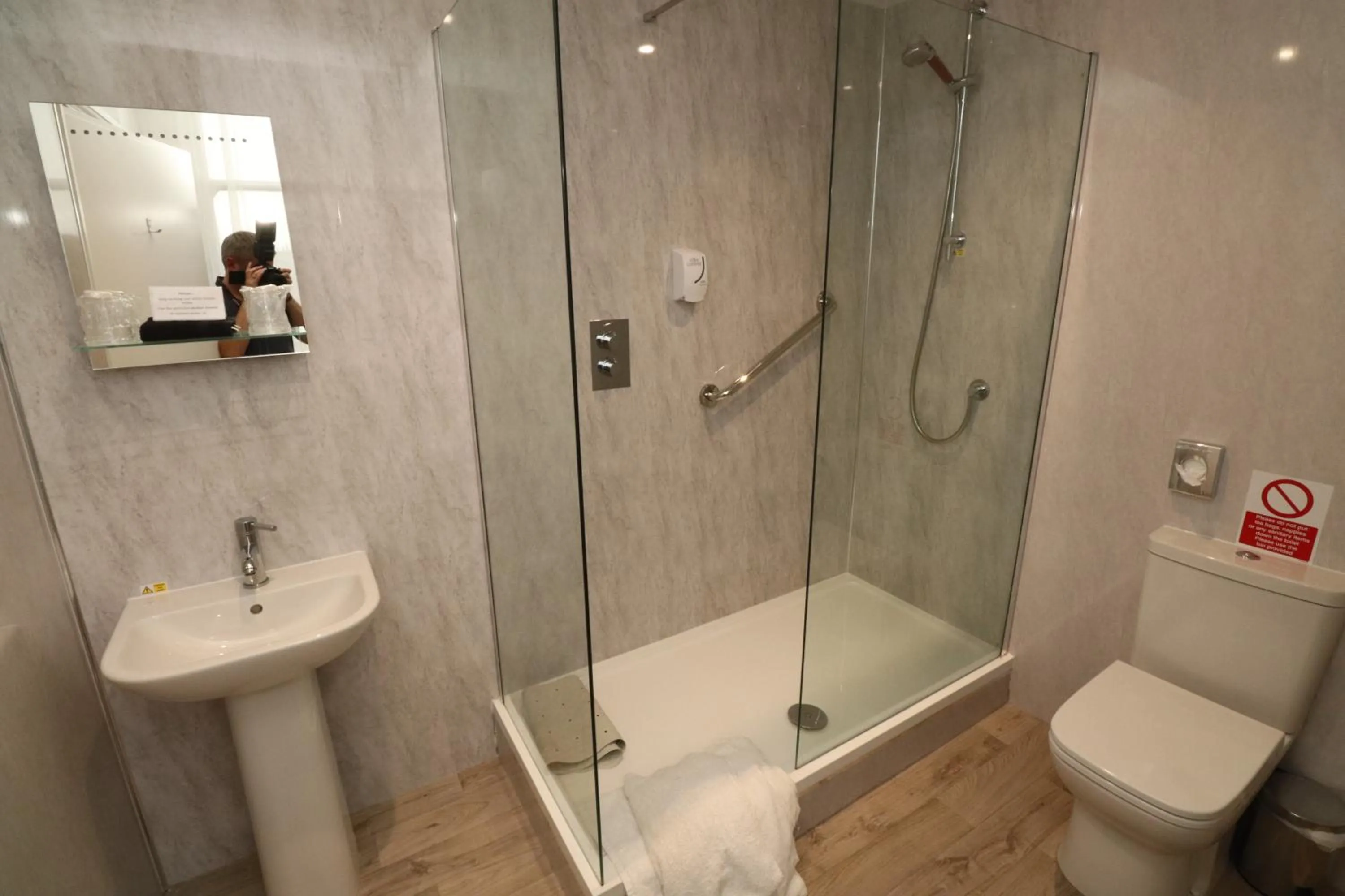 Shower in County Hotel