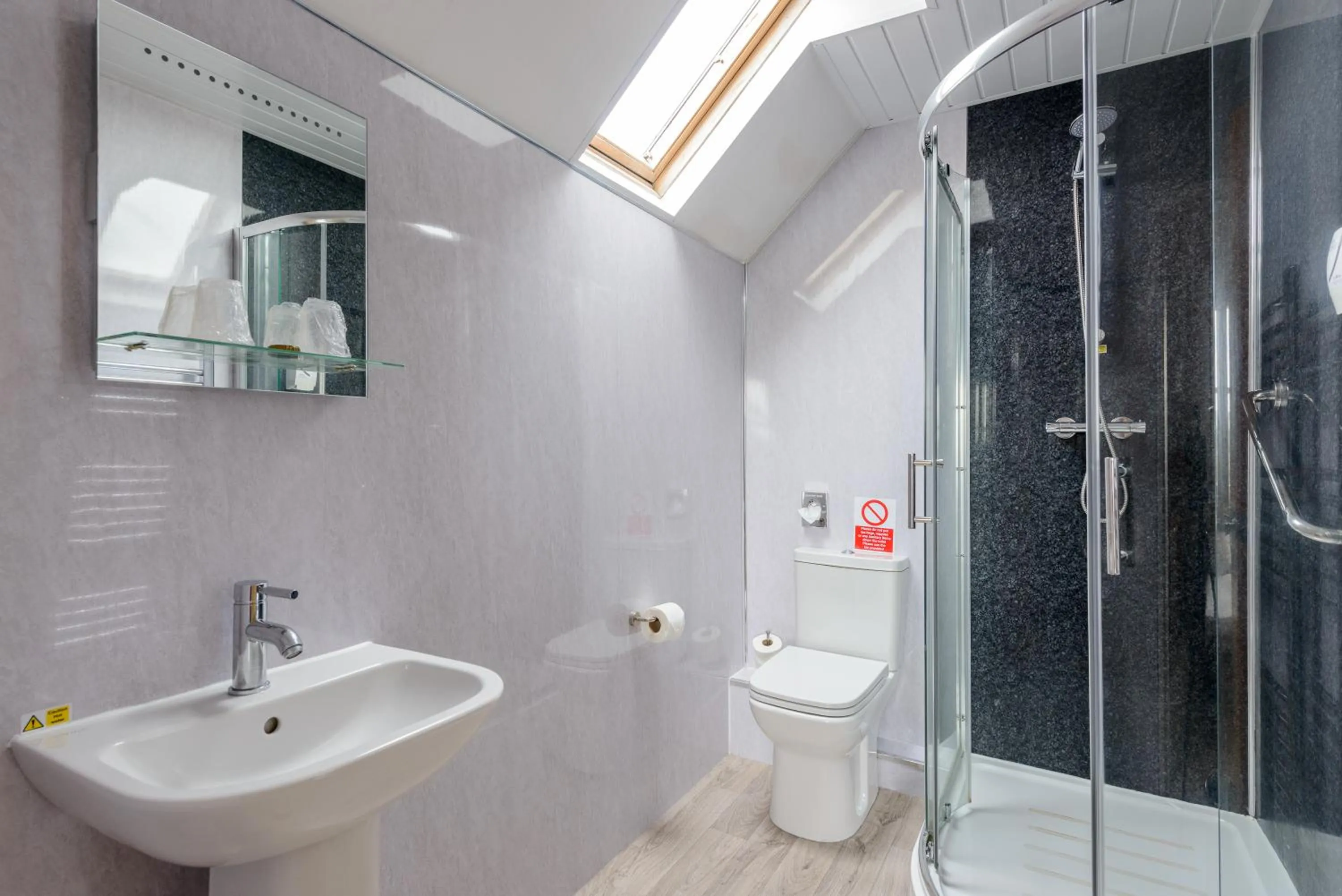 Shower in County Hotel