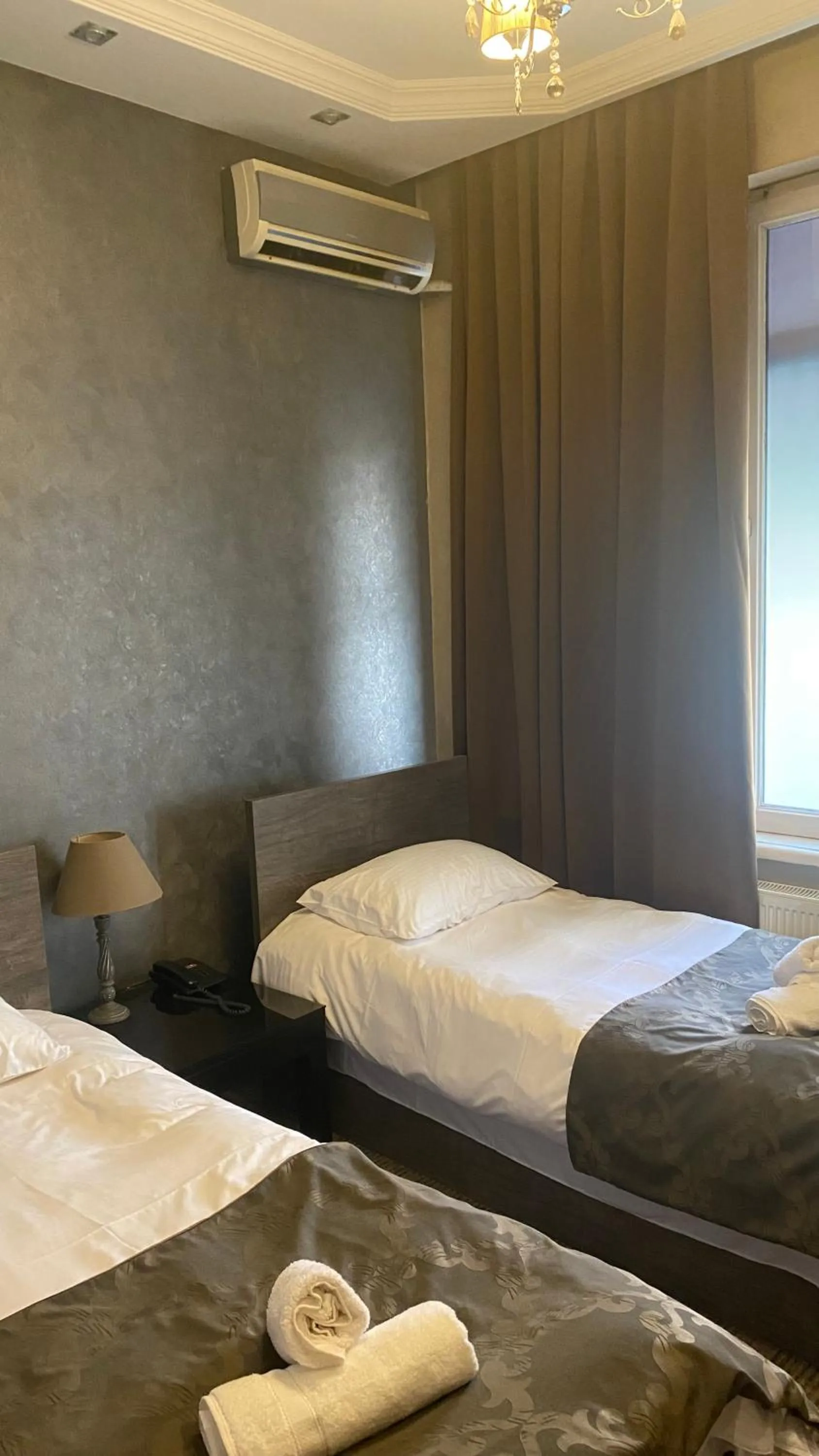 Bed in Hotel Old Rustaveli