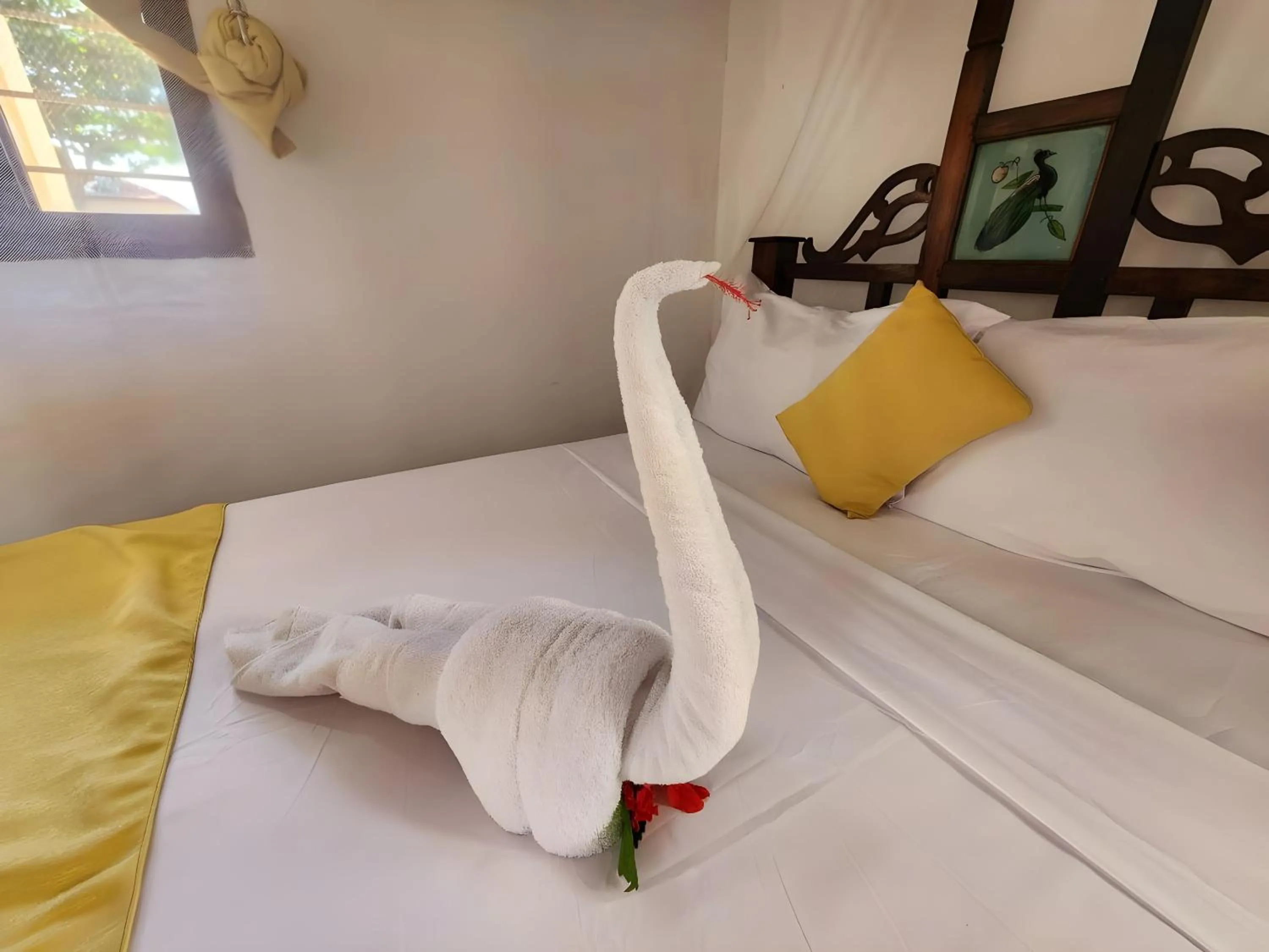 Bed in Seagull Nungwi Resort