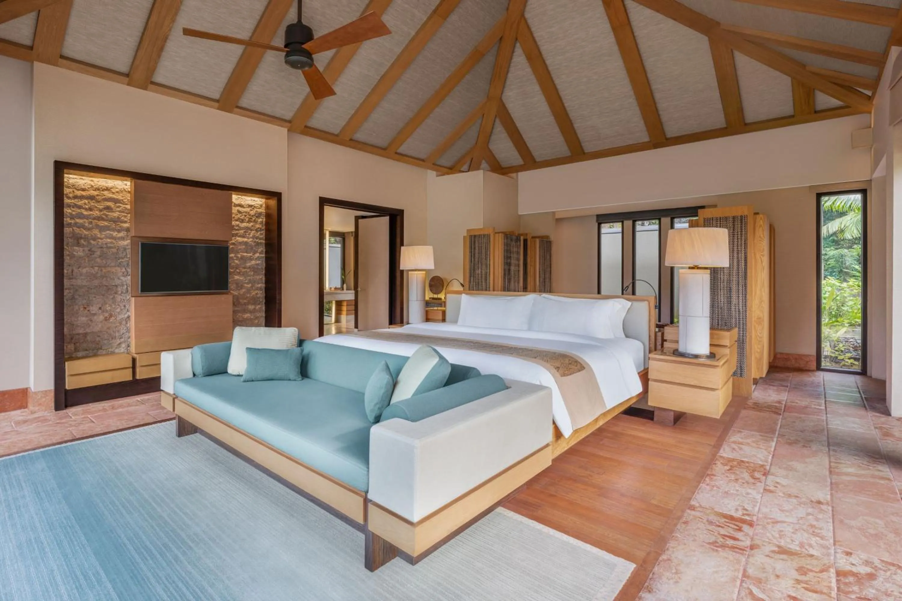 Bedroom, Bed in The Ritz-Carlton Bali