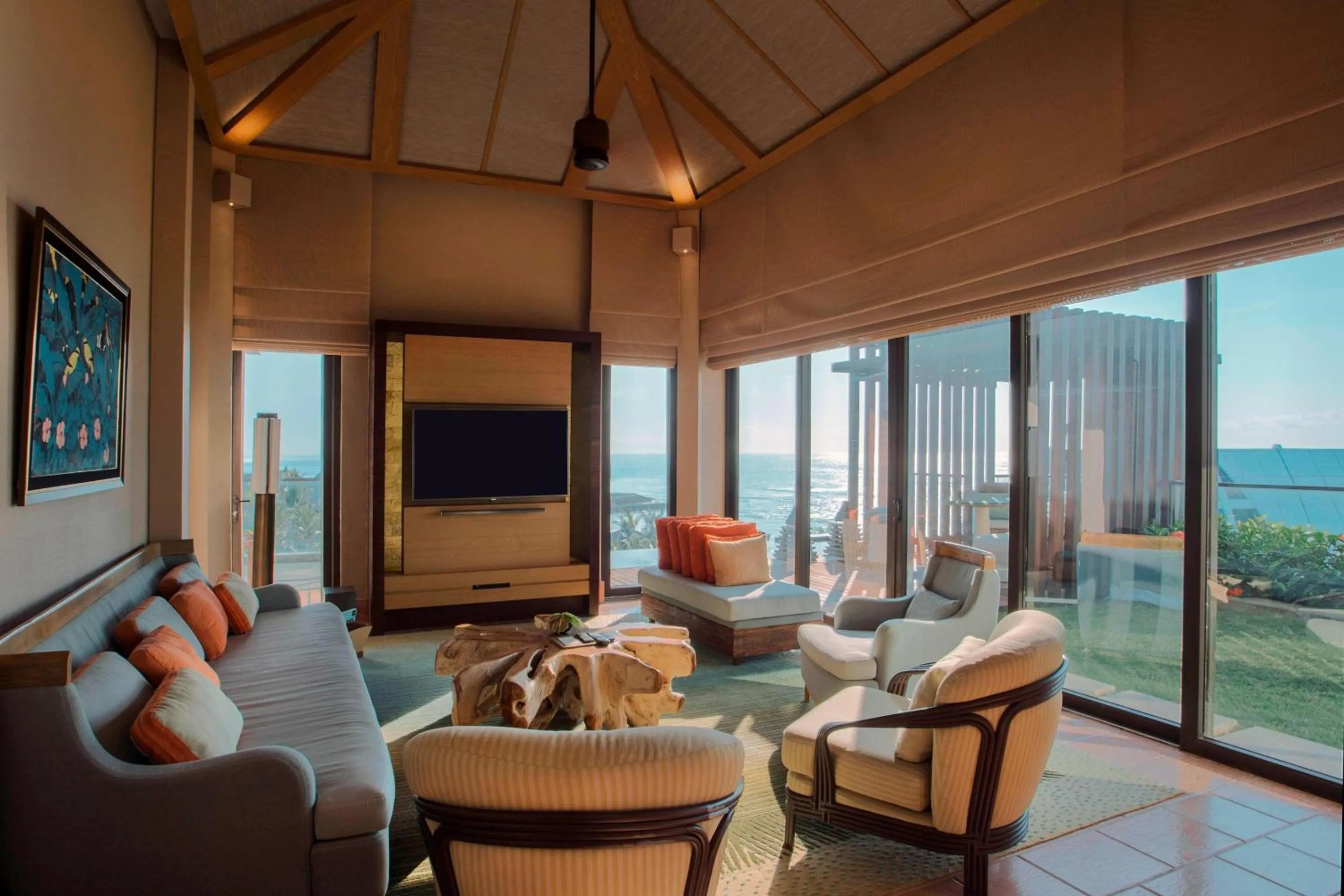 Living room in The Ritz-Carlton Bali