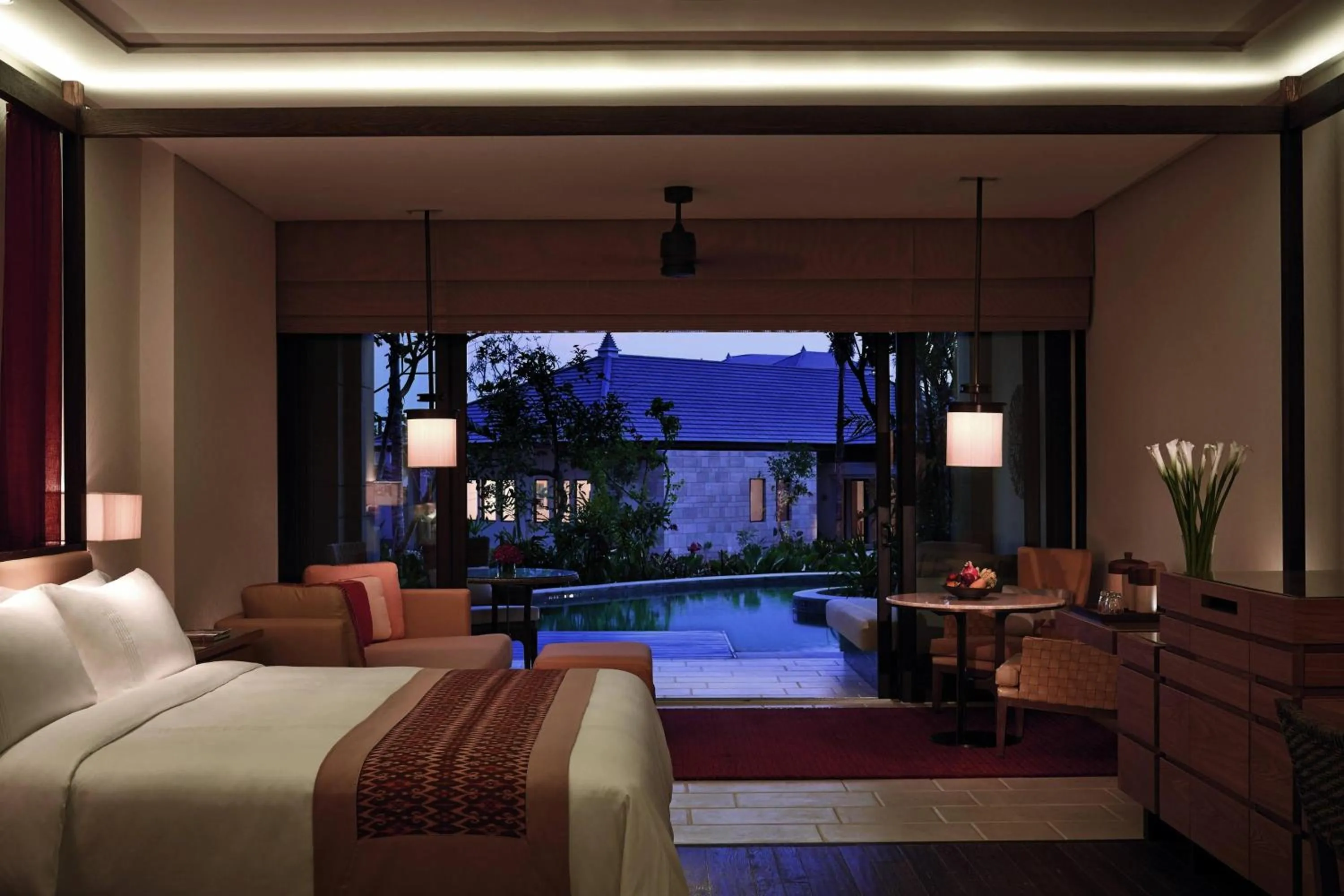 Bedroom, Bed in The Ritz-Carlton Bali