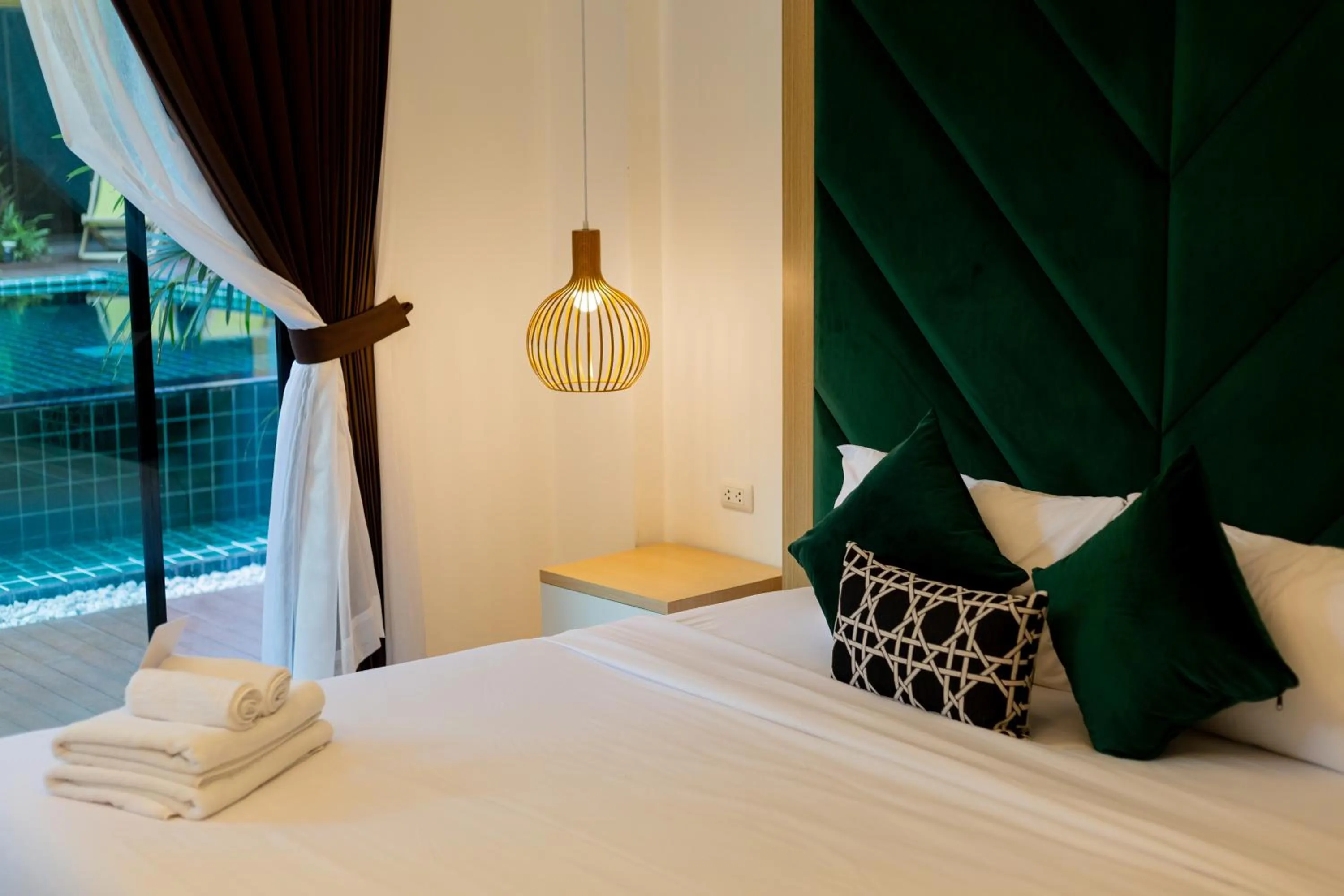 Bed in Buasri Boutique Patong