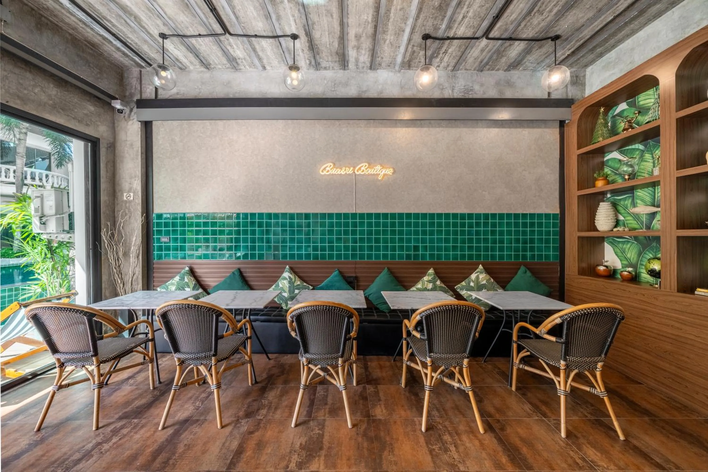 Seating area in Buasri Boutique Patong
