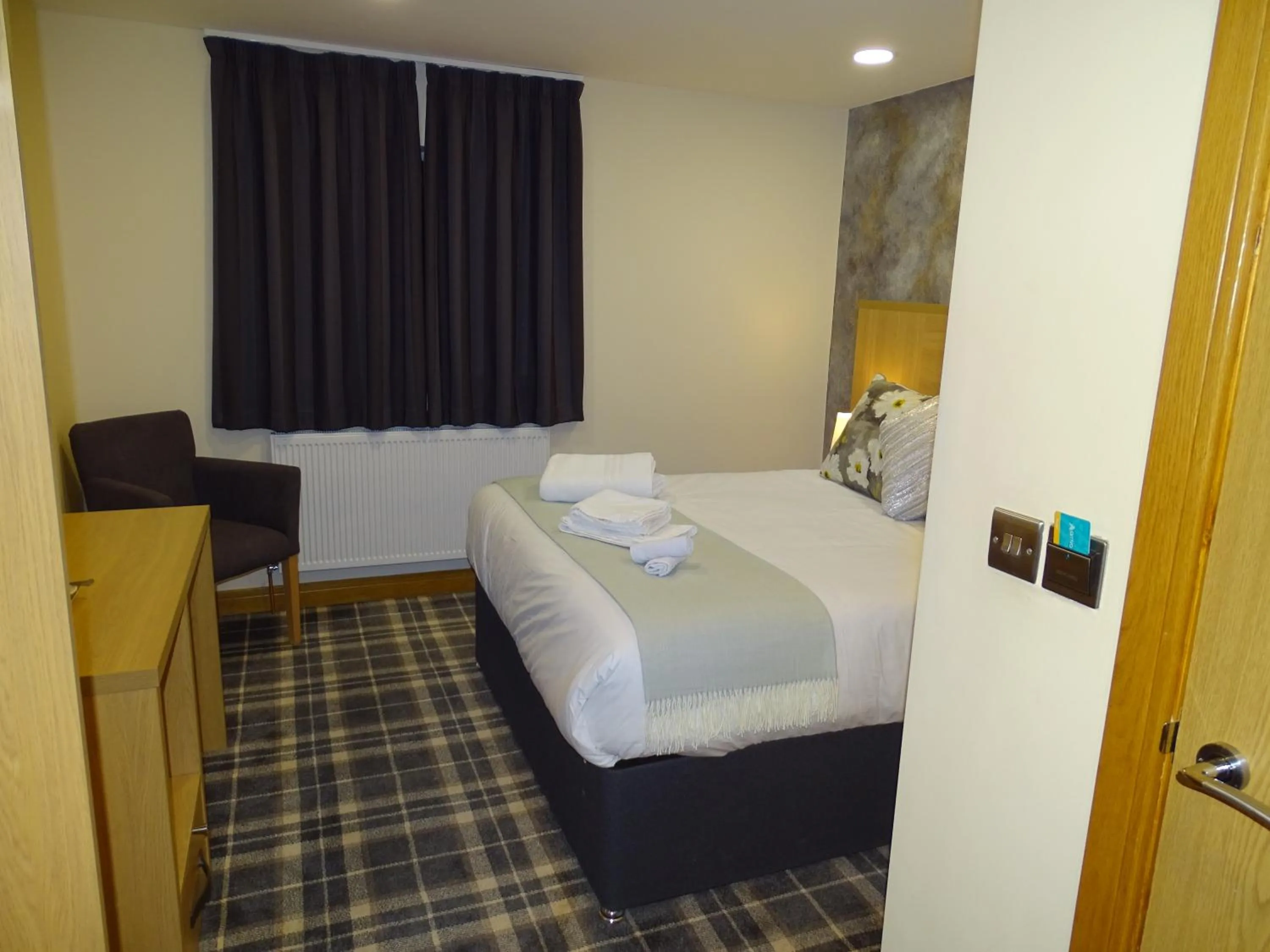 Bed in Oddfellows Hotel