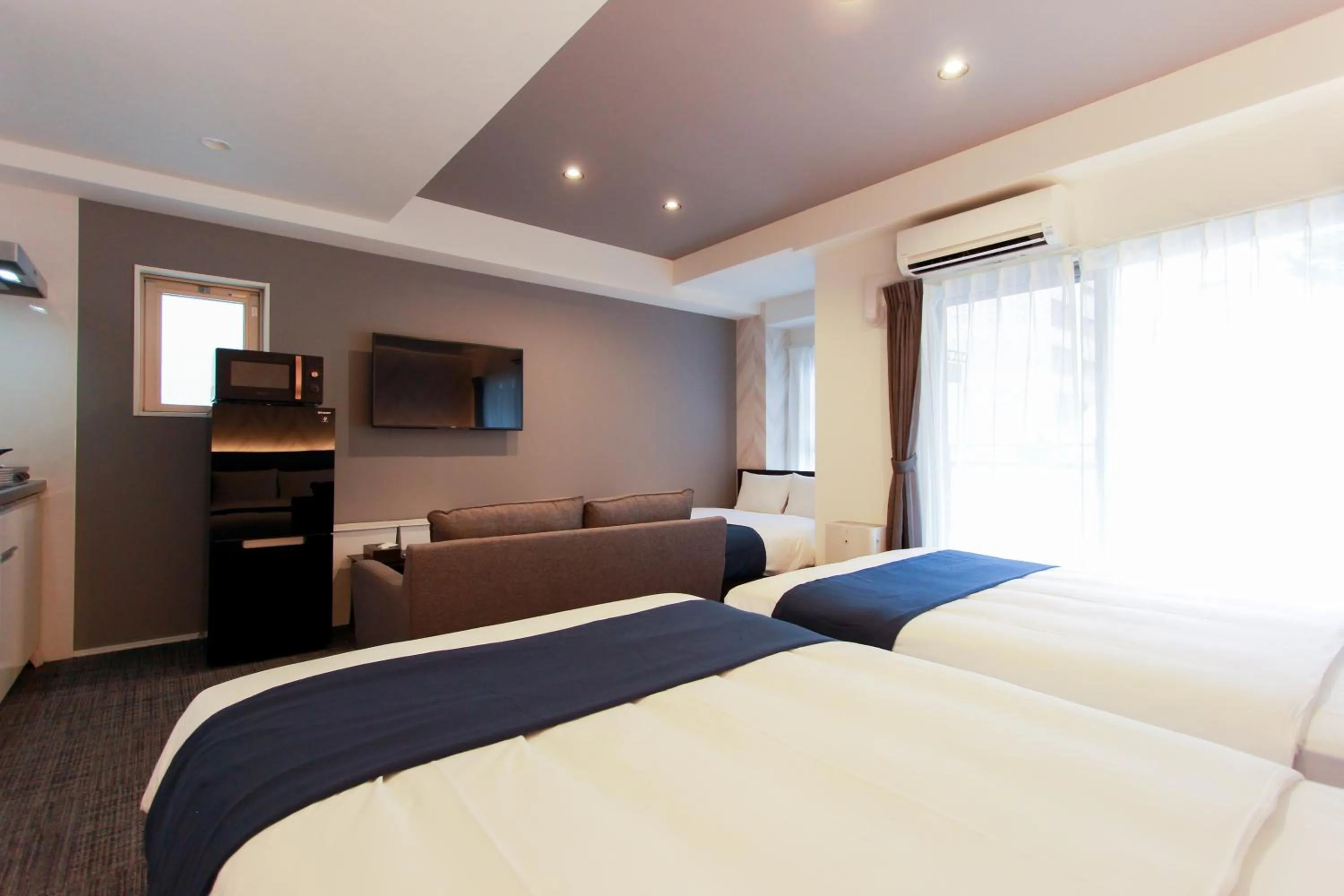 Photo of the whole room, Bed in Grand Prime HAKATA HOTEL