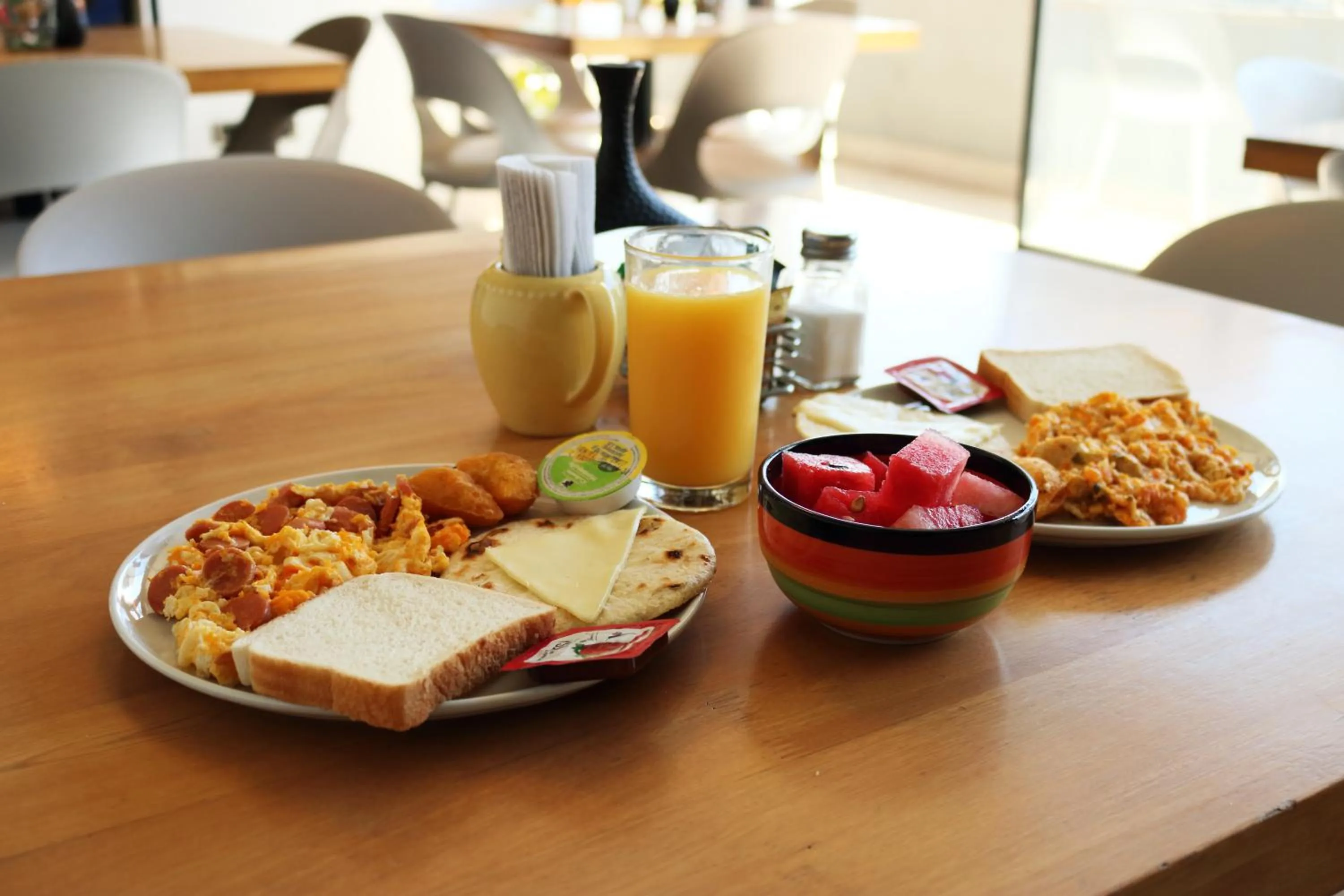 Continental breakfast in Hotel Loup