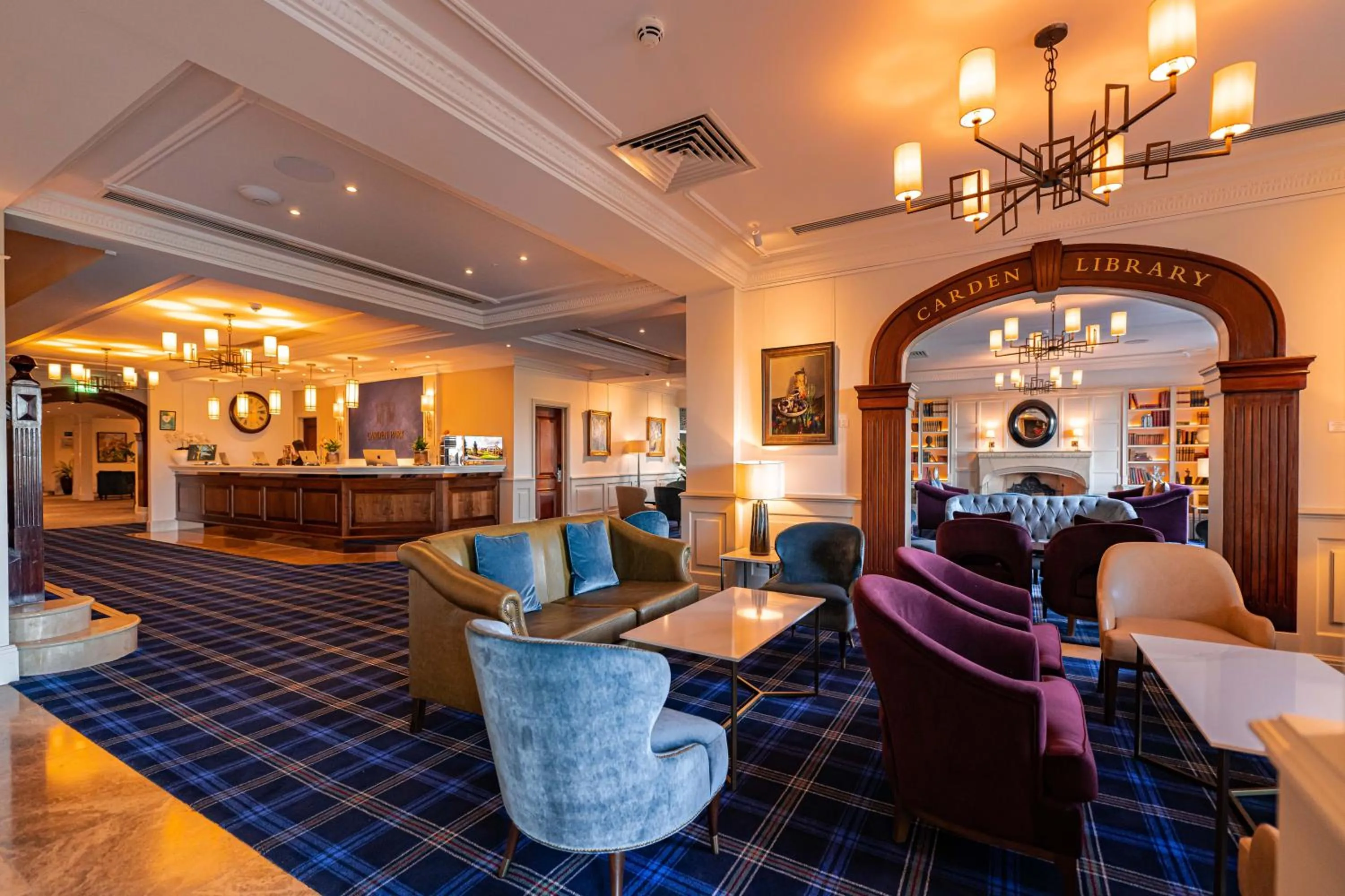 Lobby or reception in Carden Park Hotel, Golf Resort and Spa