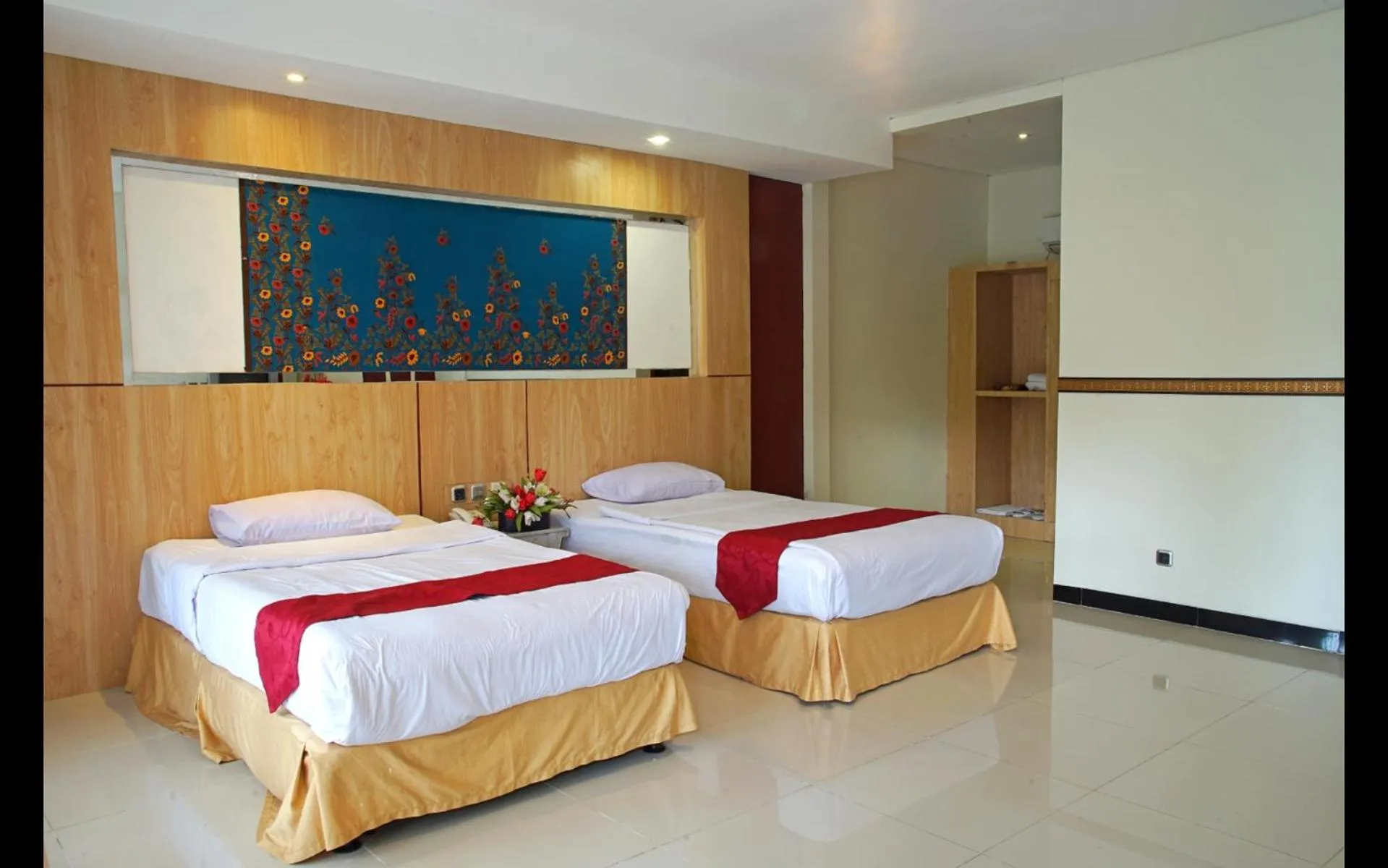 Bed in Resort Prima Sangkanhurip