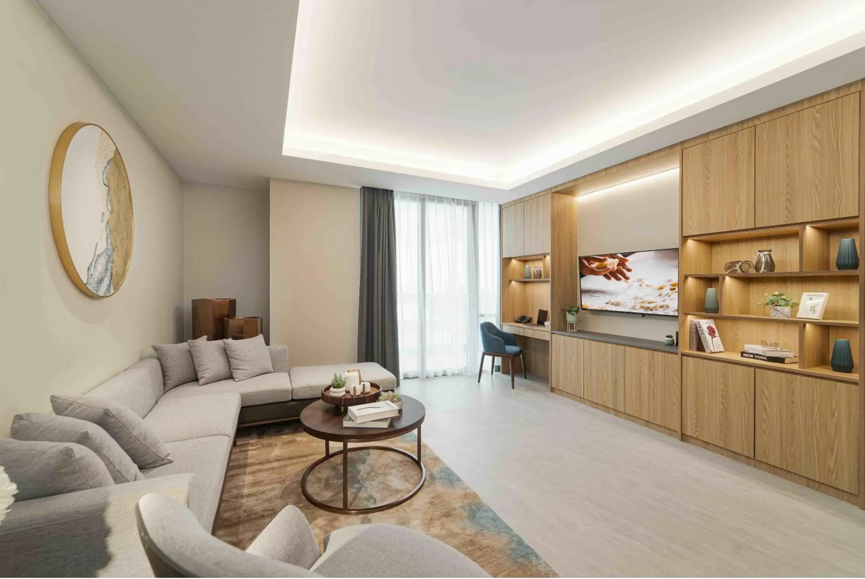 Two-Bedroom Premier Suite in Oakwood Hotel & Apartments Grand Batam Two-Bedroom Premier Suite in Oakwood Hotel & Apartments Grand Batam