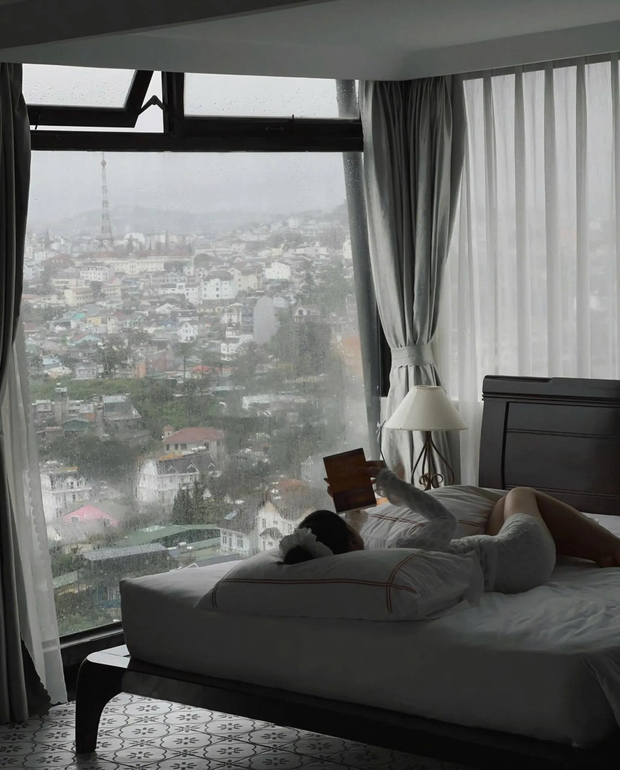 Bed in The Manor Villas Da Lat