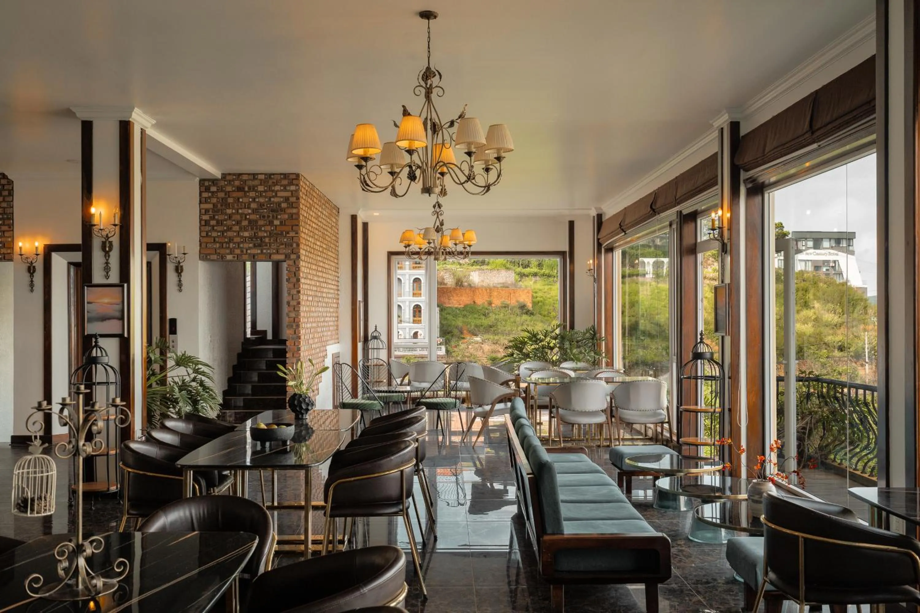 Living room in The Manor Villas Da Lat