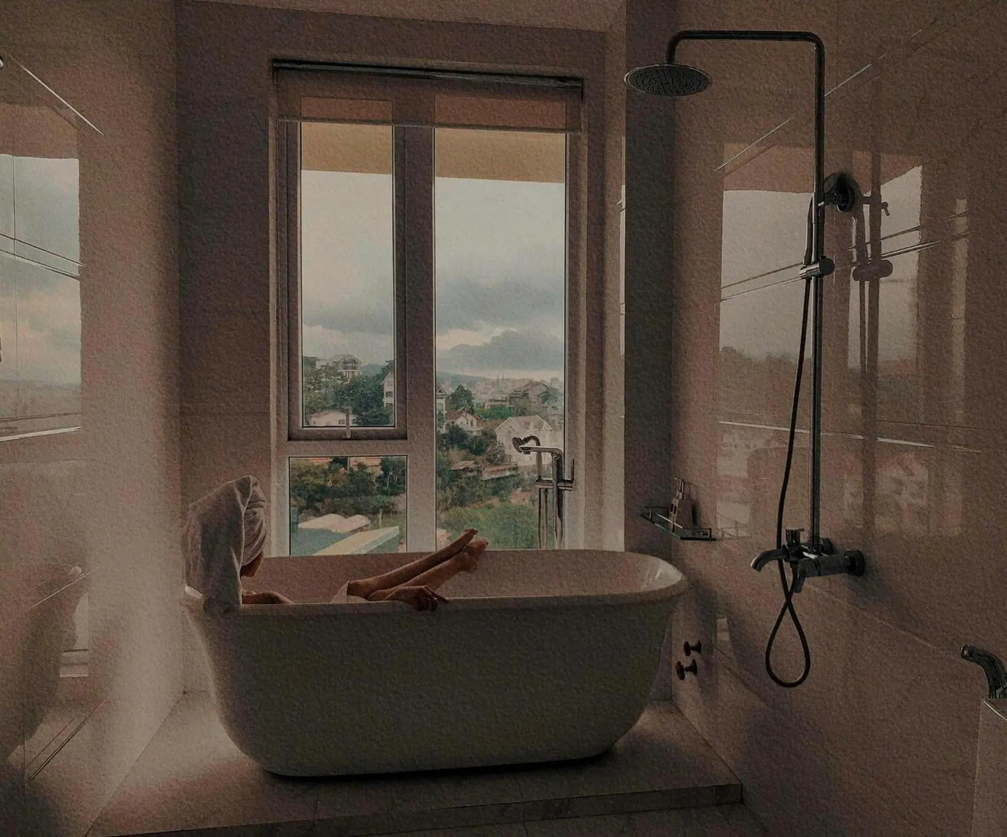 Bath in The Manor Villas Da Lat