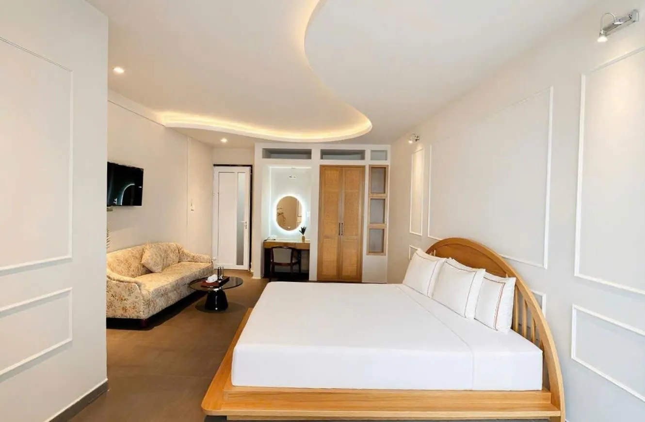 Bedroom, Bed in The Manor Villas Da Lat