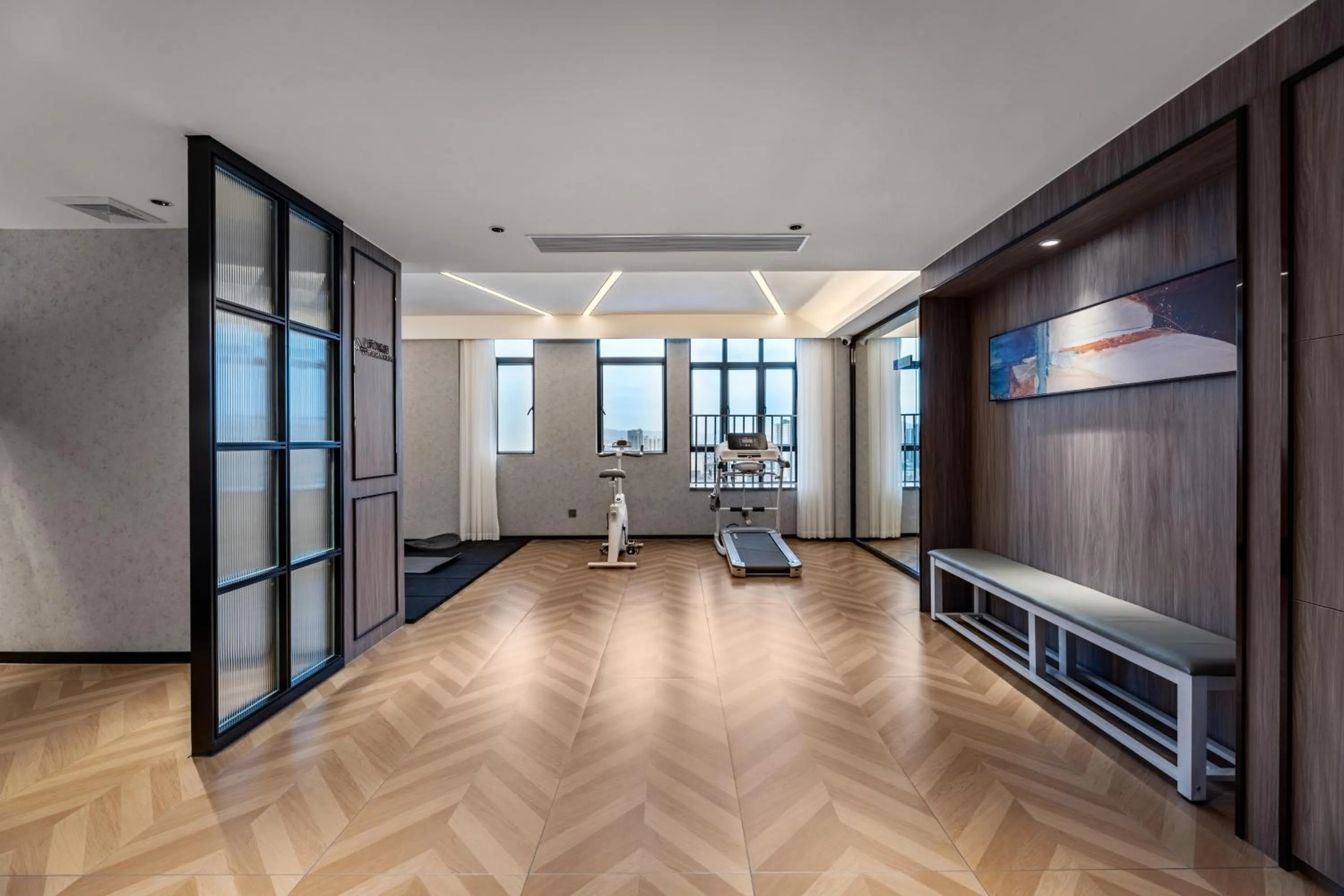 Fitness centre/facilities in Poltton International Apartment - Foshan Gaoming Yingxin Plaza