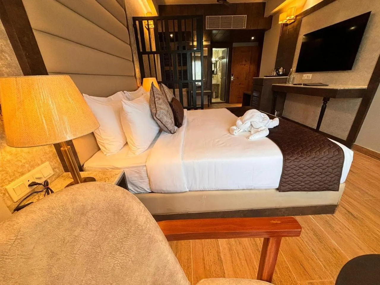 Bed in NORTHIN Hotel Kolkata Airport