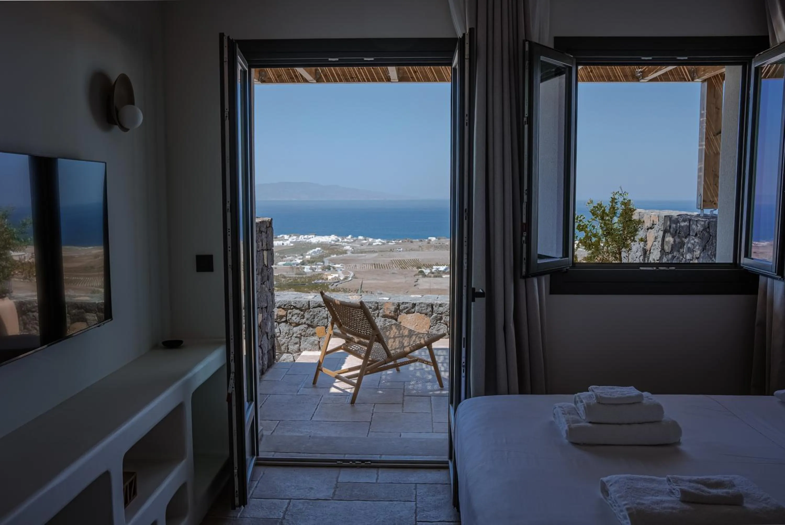 Balcony/Terrace, Bed in Klοstrá